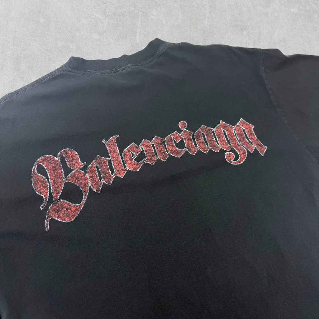 Balenciaga Spiral Crest Medium Fit Tee M (L)