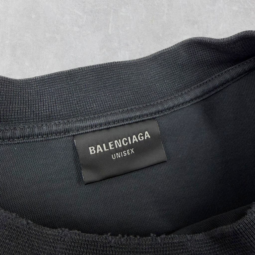Balenciaga 3B Sport Icon Layered Destroyed L/S Tee L (XL)
