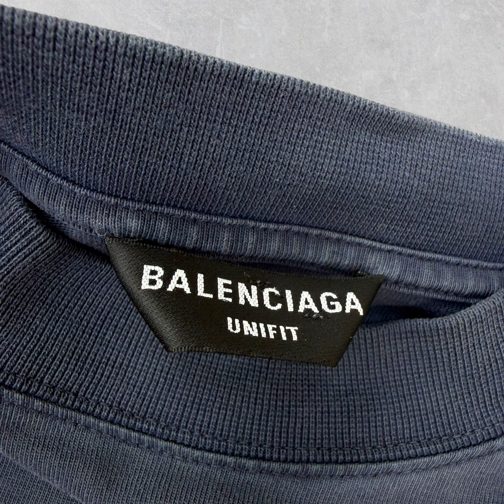 Balenciaga College Crest Oversized Tee 4 (XXXL)