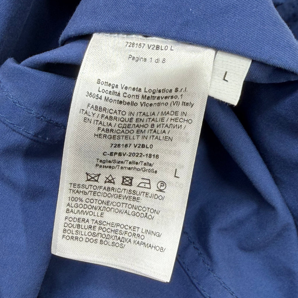 Bottega Veneta Compact Navy Jacket L
