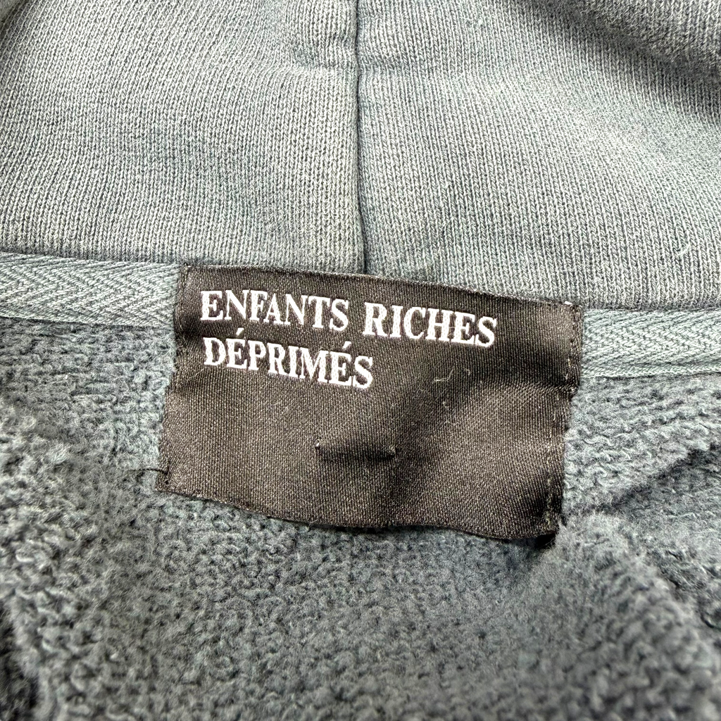 Enfants Riches Déprimés Classic Logo Black Faded Hoodie XXL