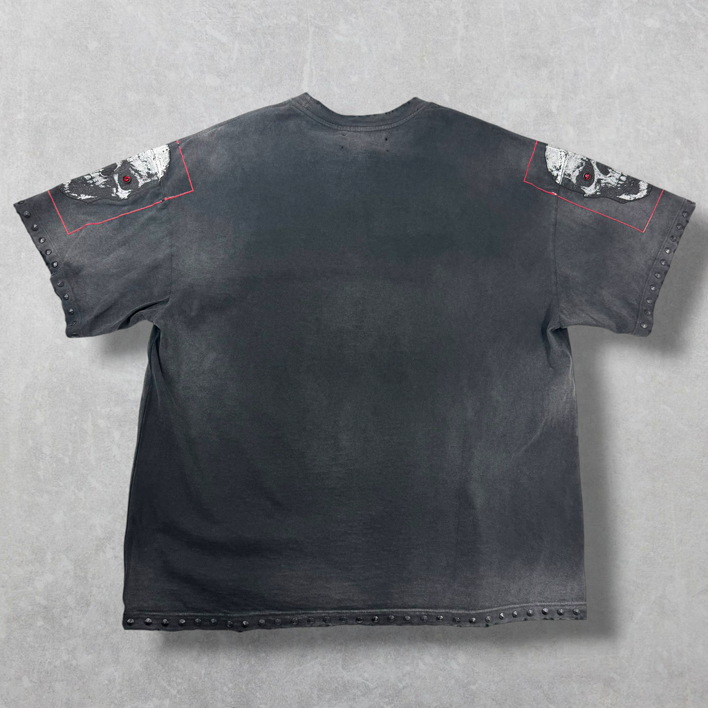 Satoshi Nakamoto Satoshi Sent Me Washed Black Tee XL