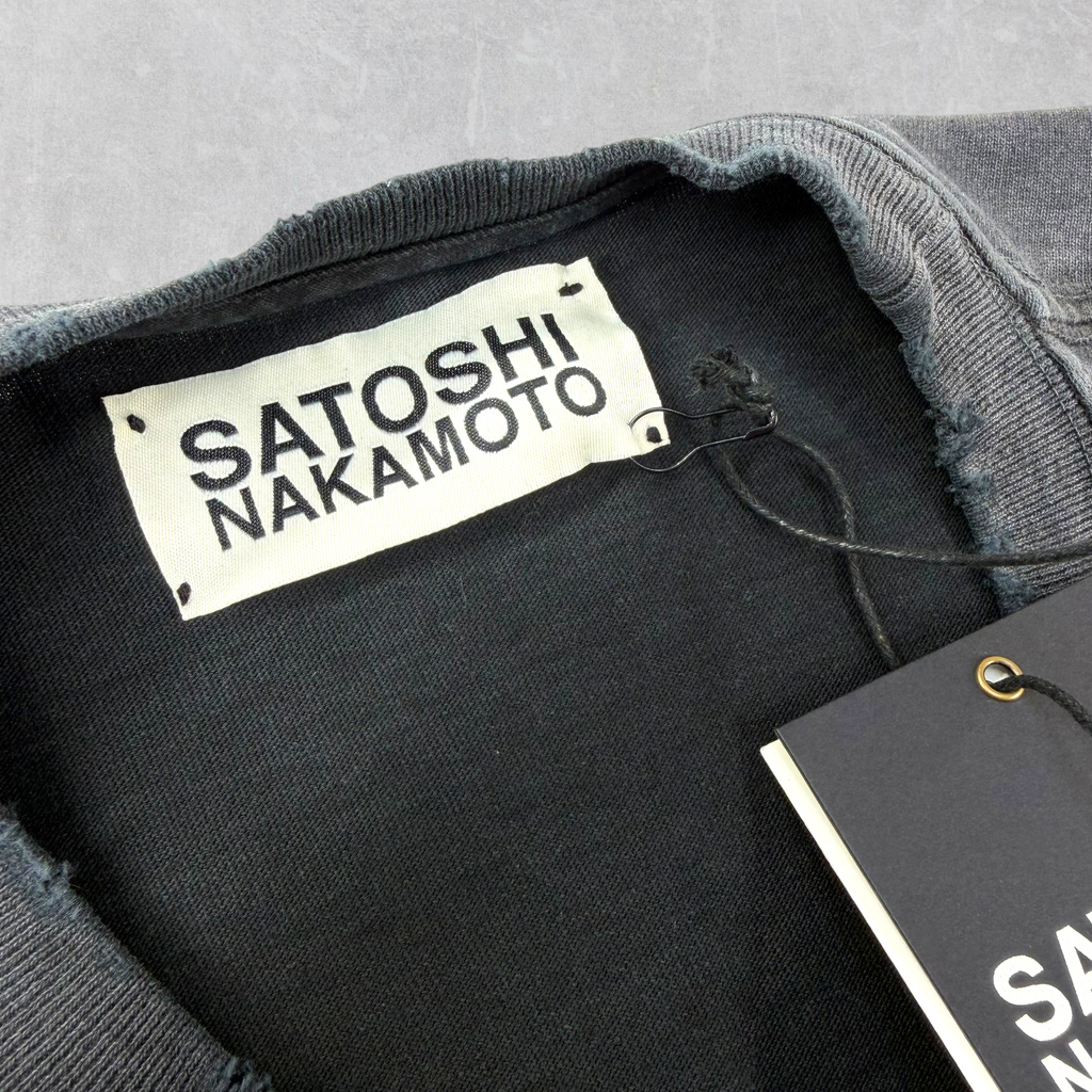 Satoshi Nakamoto Satoshi Sent Me Washed Black Tee XL