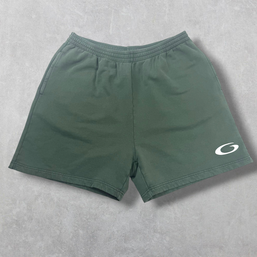 Balenciaga Basketball Dark Green Sweat Shorts M