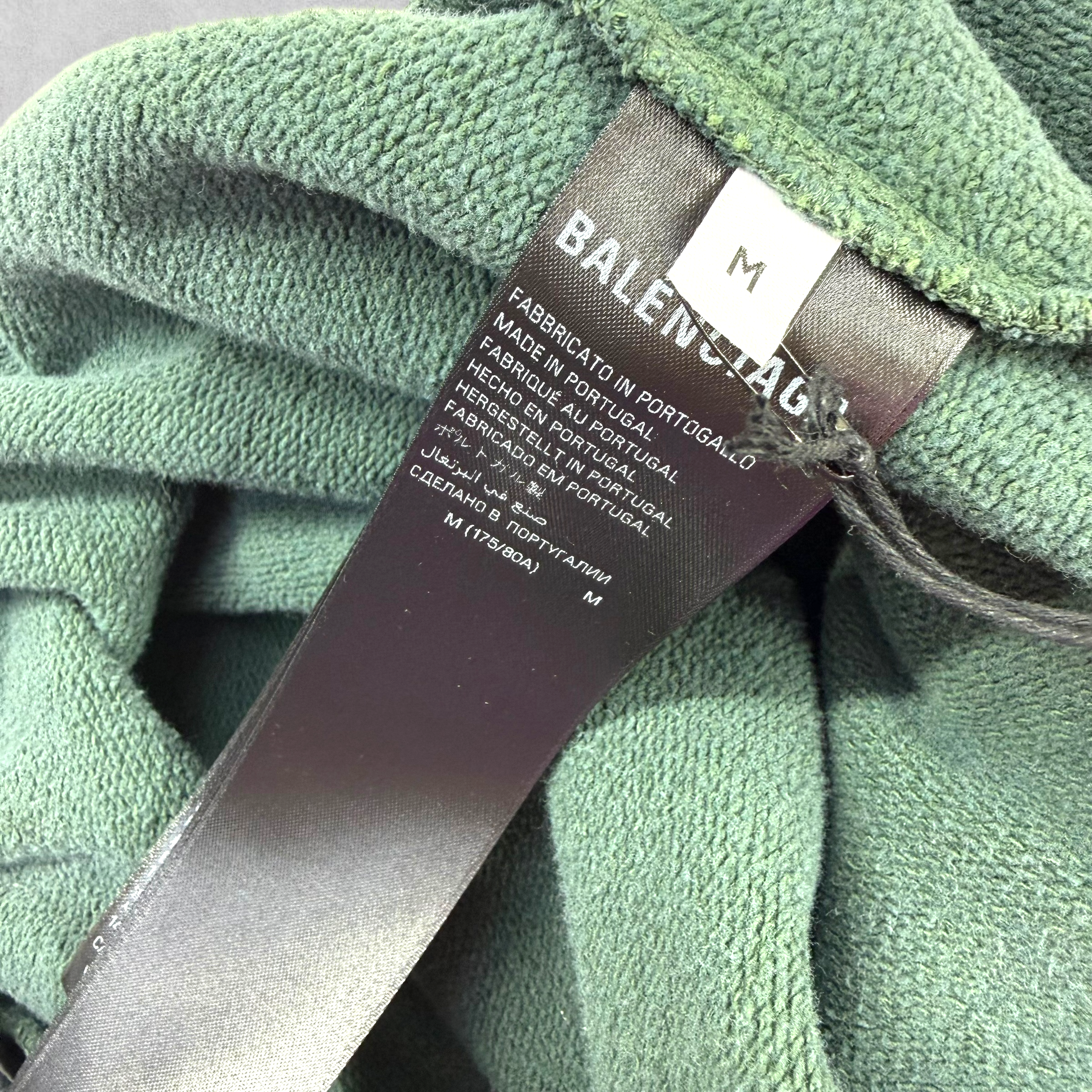 Balenciaga Basketball Dark Green Sweat Shorts M