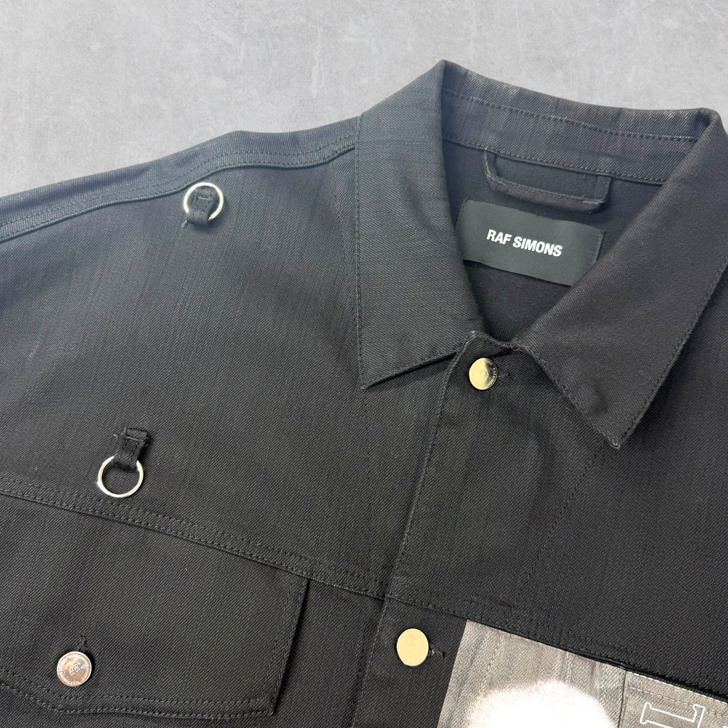 Raf Simons "Bold Head" Black Denim M (XXL)