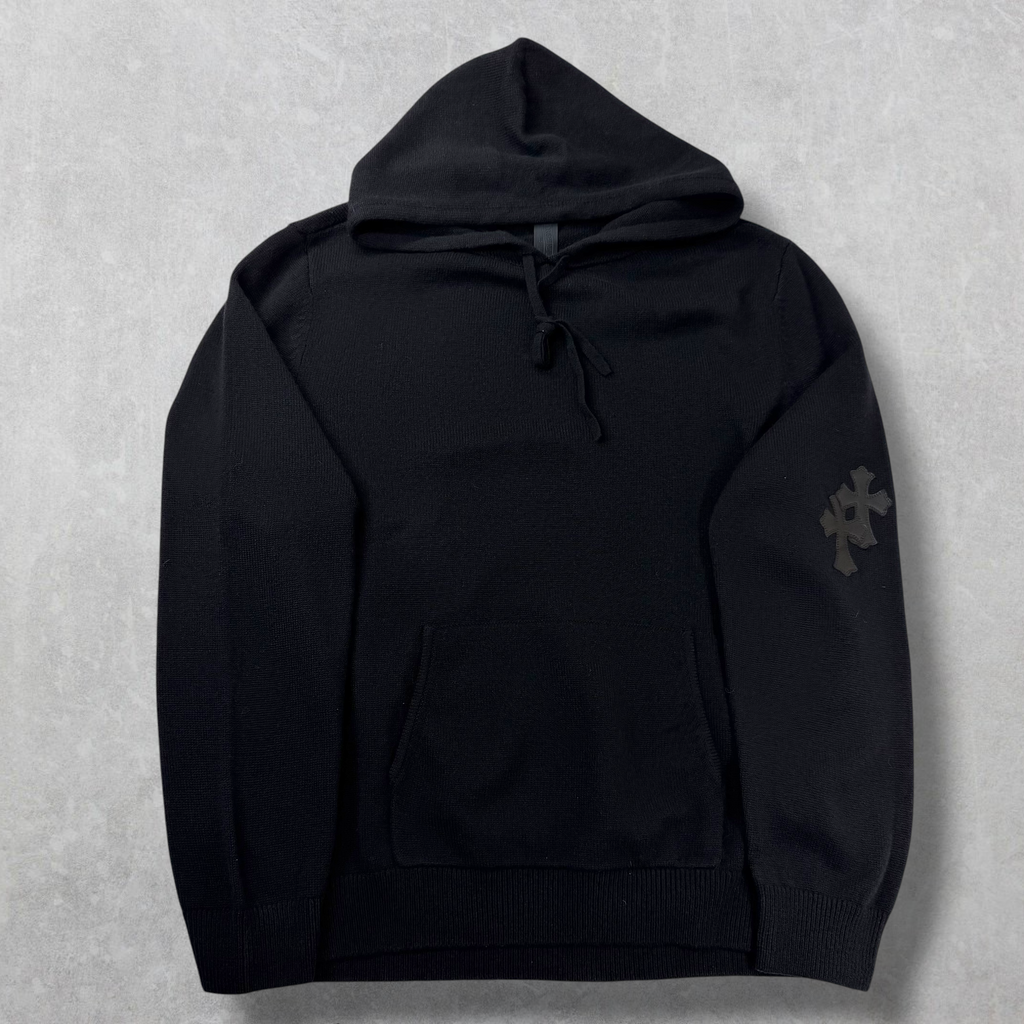 Chrome Hearts Cross Patch Cashmere Pullover Hoodie XL