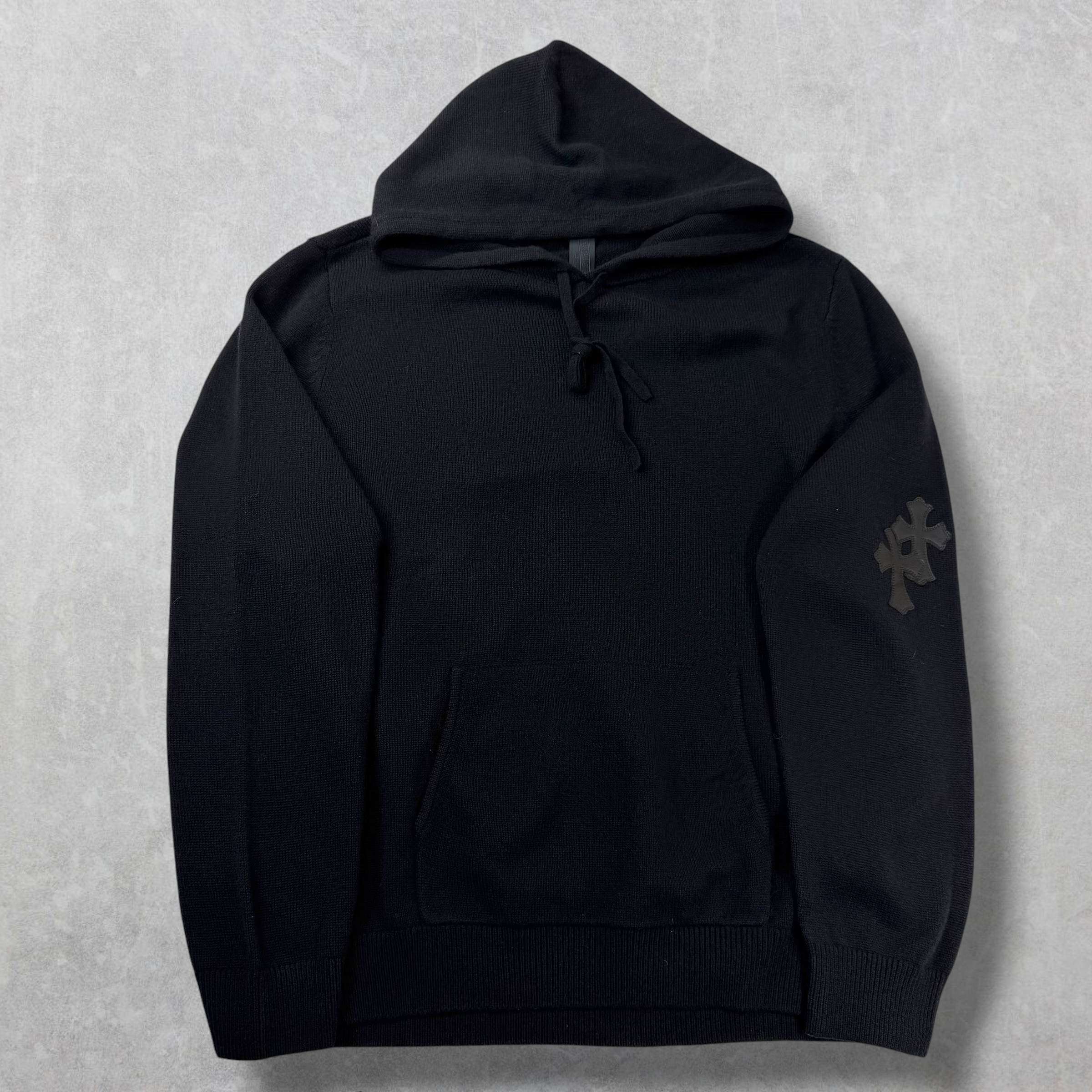 Chrome Hearts Cross Patch Cashmere Pullover Hoodie XL
