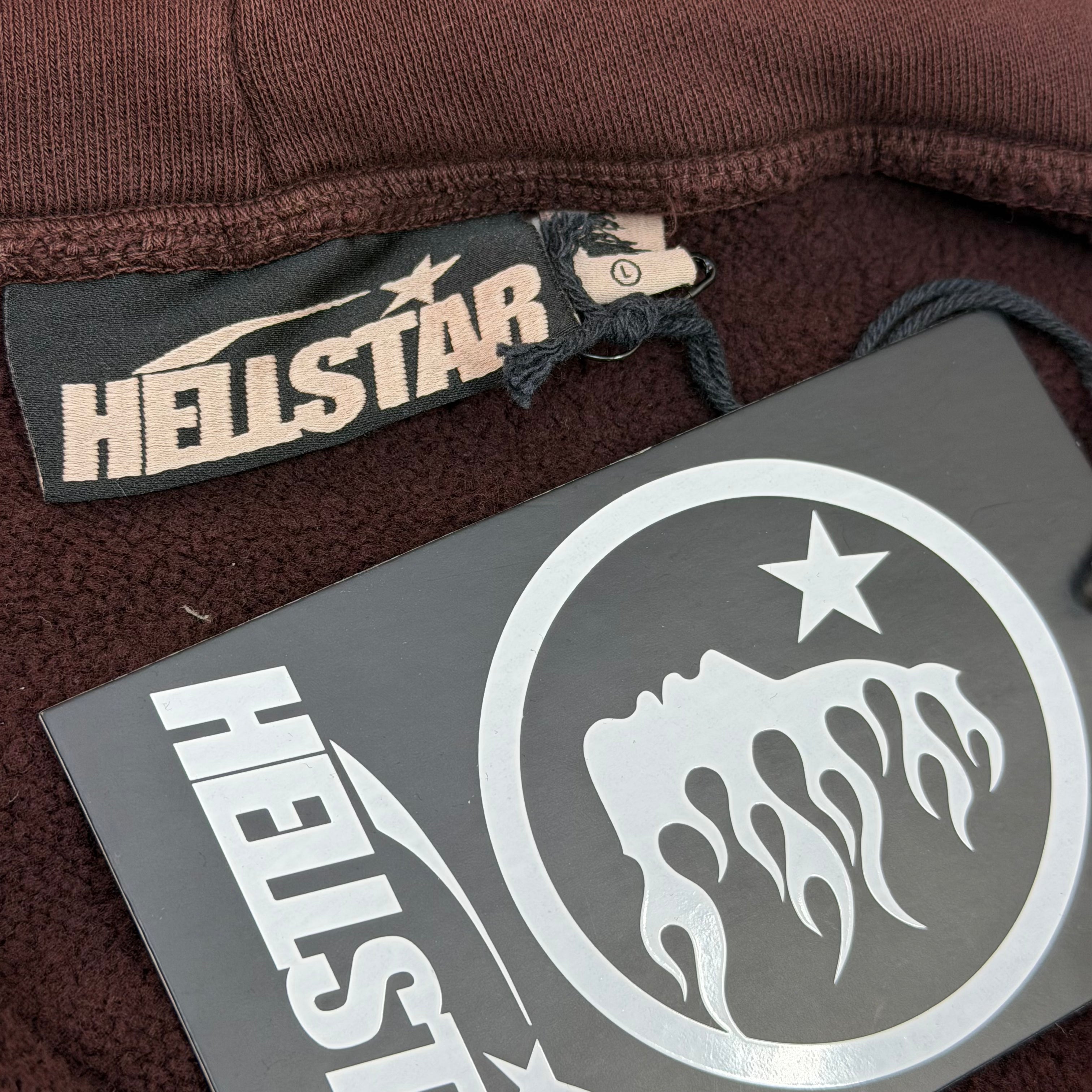 Hellstar Tribal Zip-Up Brown L