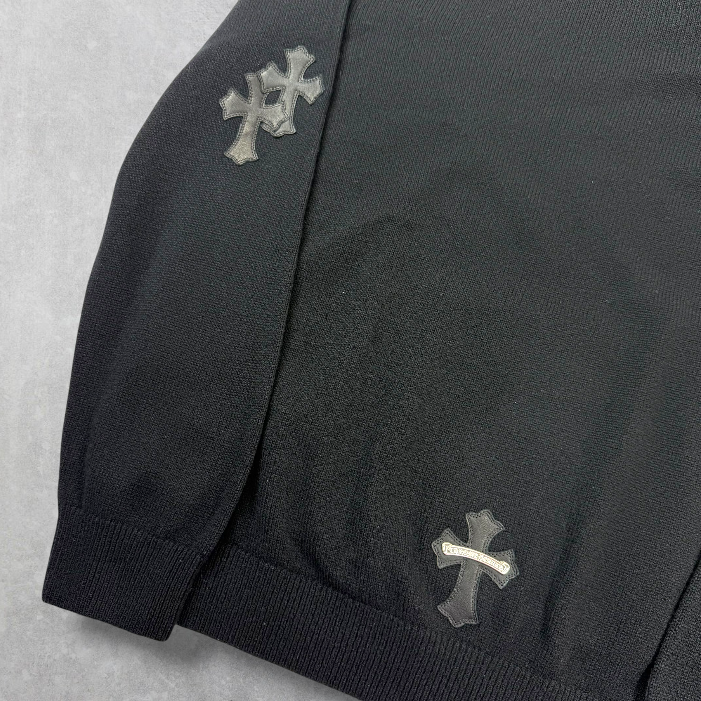 Chrome Hearts Cross Patch Cashmere Pullover Hoodie XL