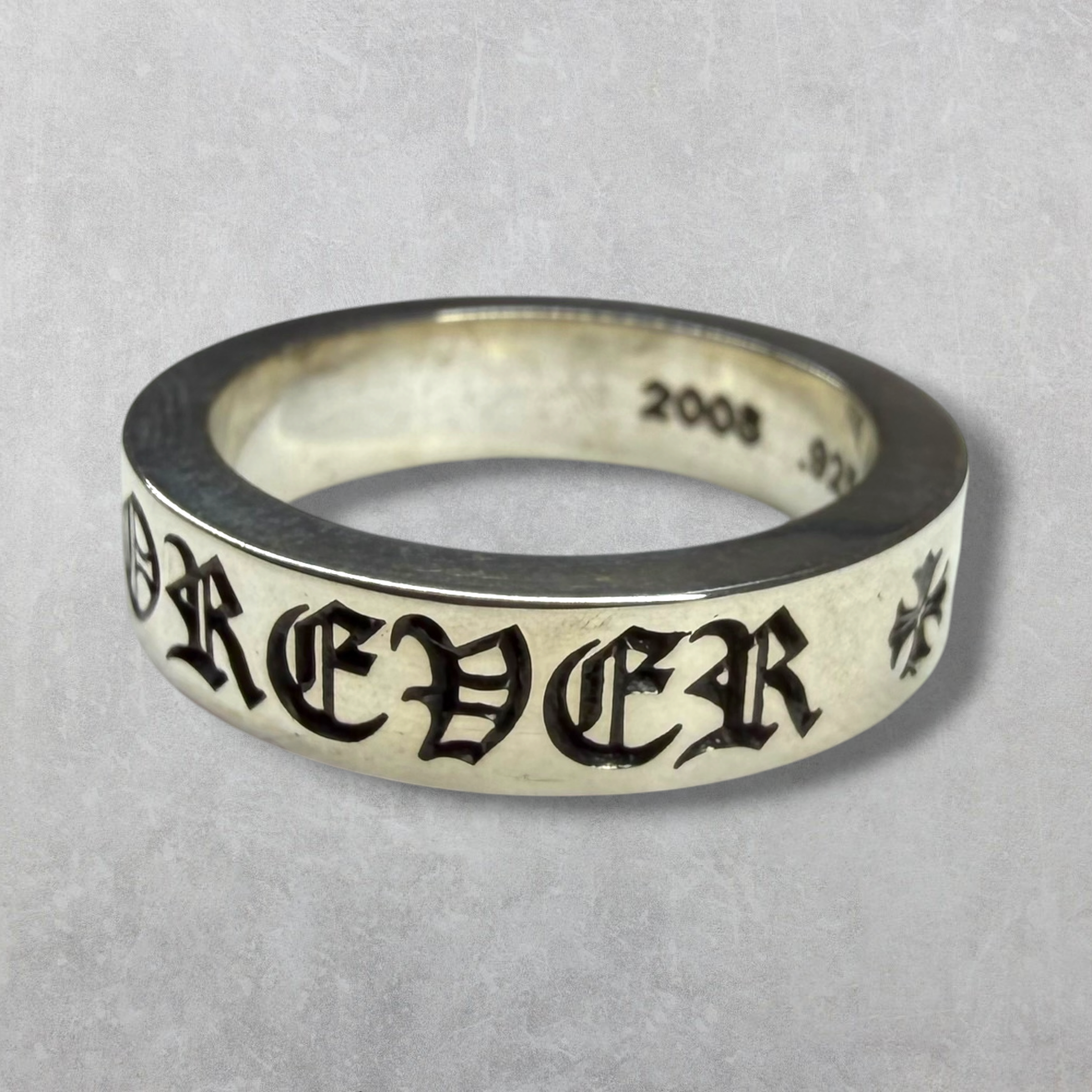 Chrome Hearts Forever 6MM Spacer Ring 10