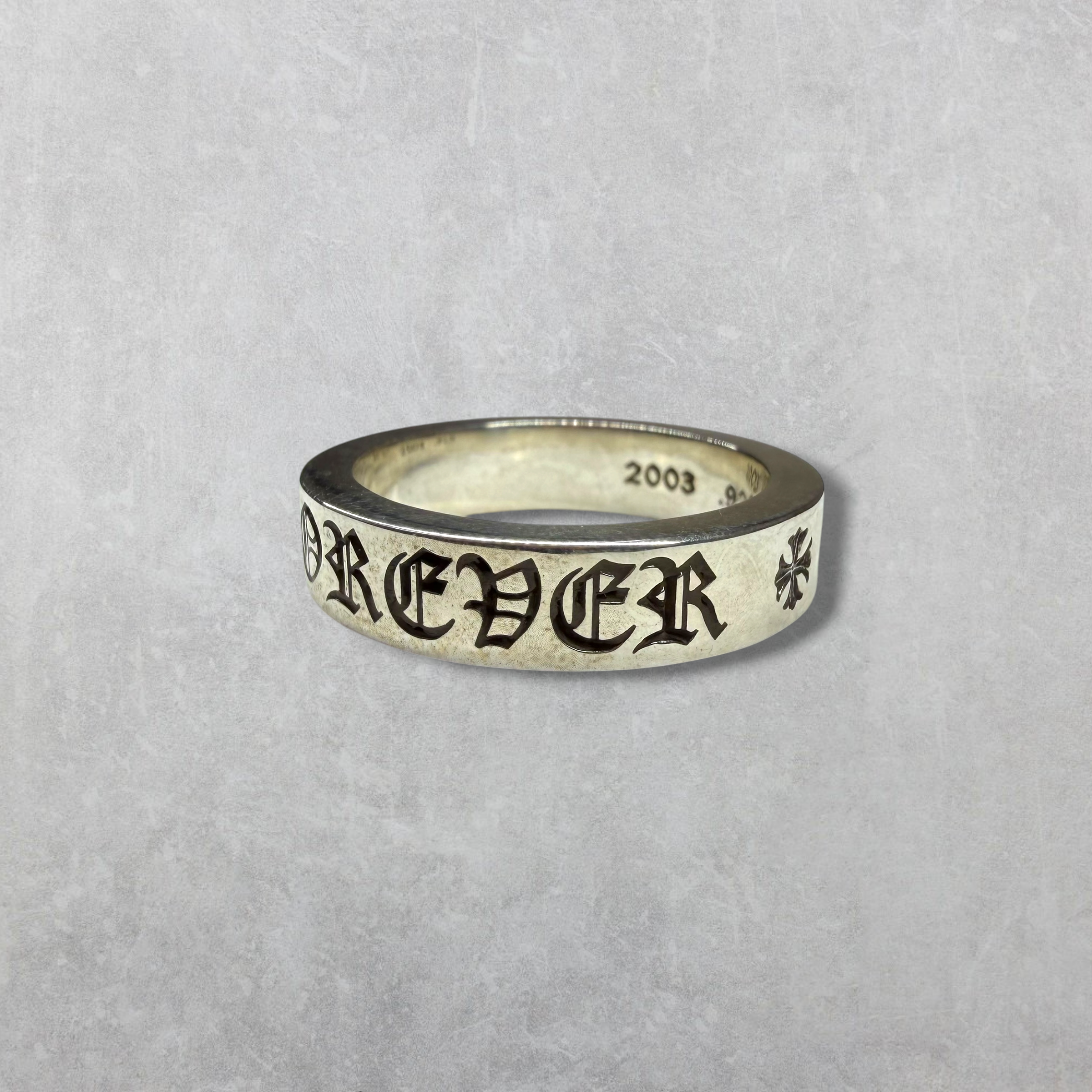 Chrome Hearts Forever 6MM Spacer Ring 11