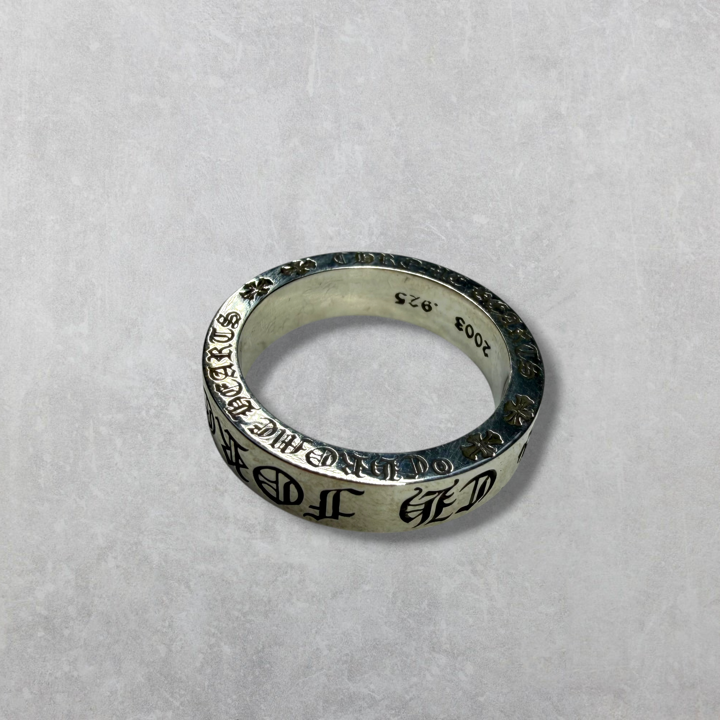 Chrome Hearts Forever 6MM Spacer Ring 11
