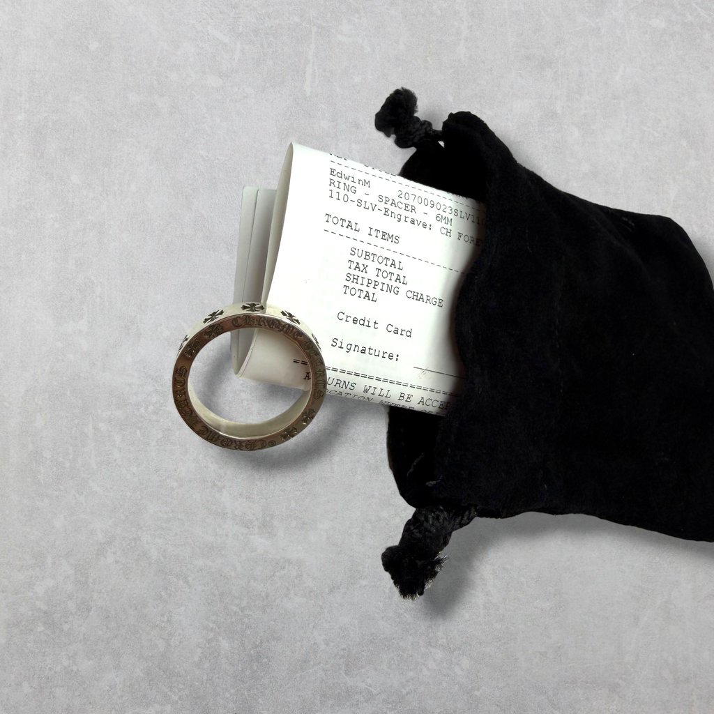 Chrome Hearts Forever 6MM Spacer Ring 11