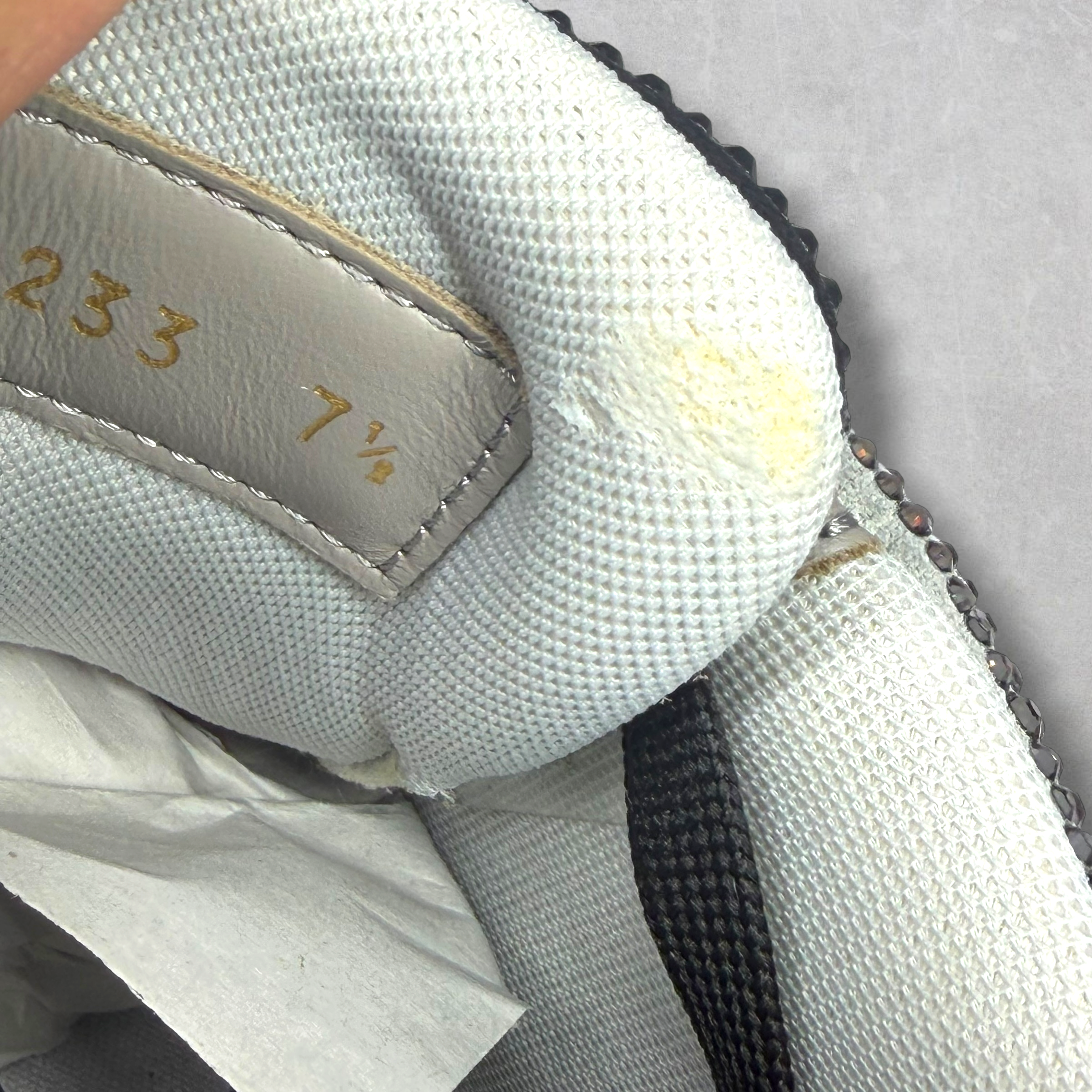 Louis Vuitton Trainer Black Grey Crystal Sneaker 7.5 (8.5US)
