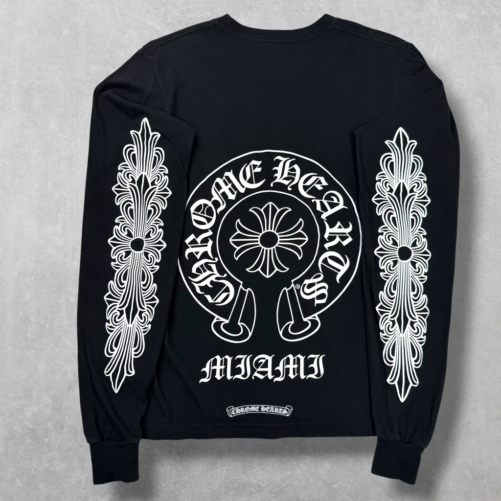 Chrome Hearts Miami Horseshoe Floral L/S S