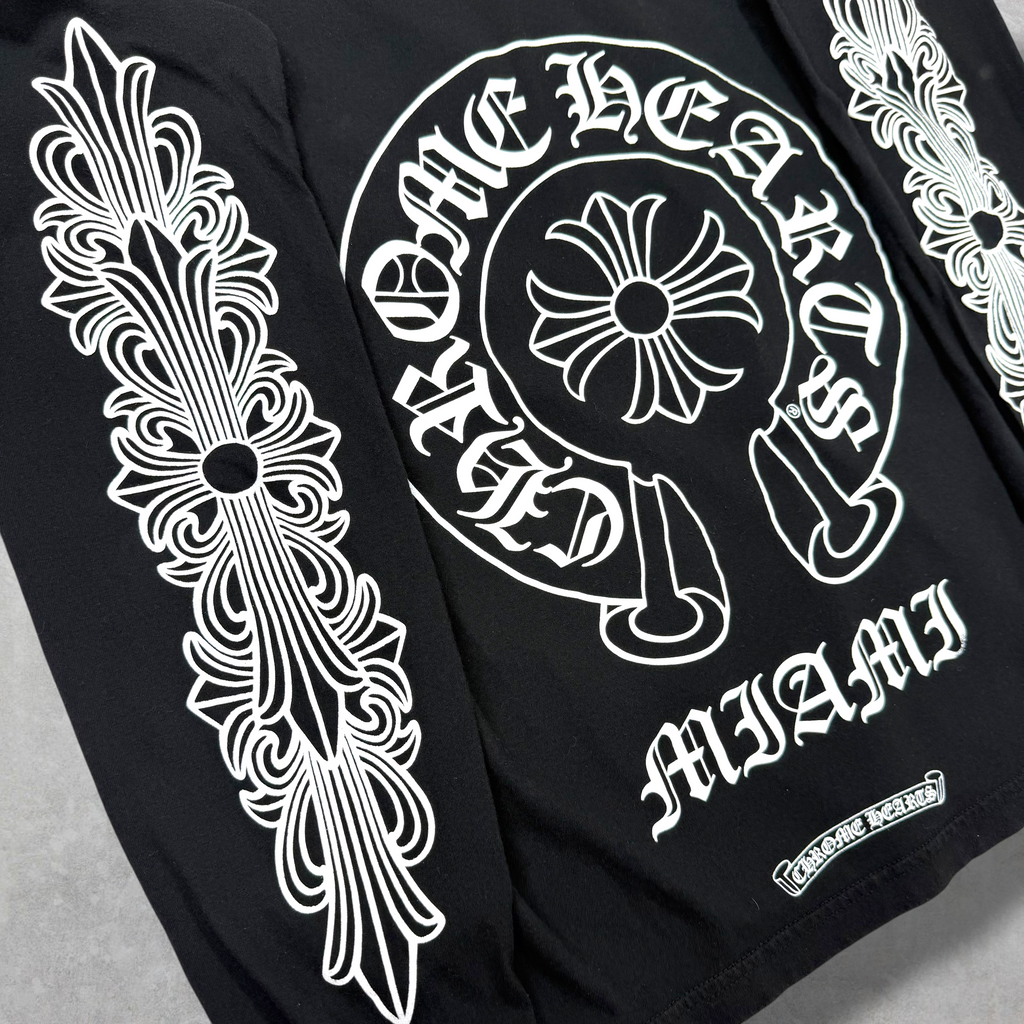 Chrome Hearts Miami Horseshoe Floral L/S S
