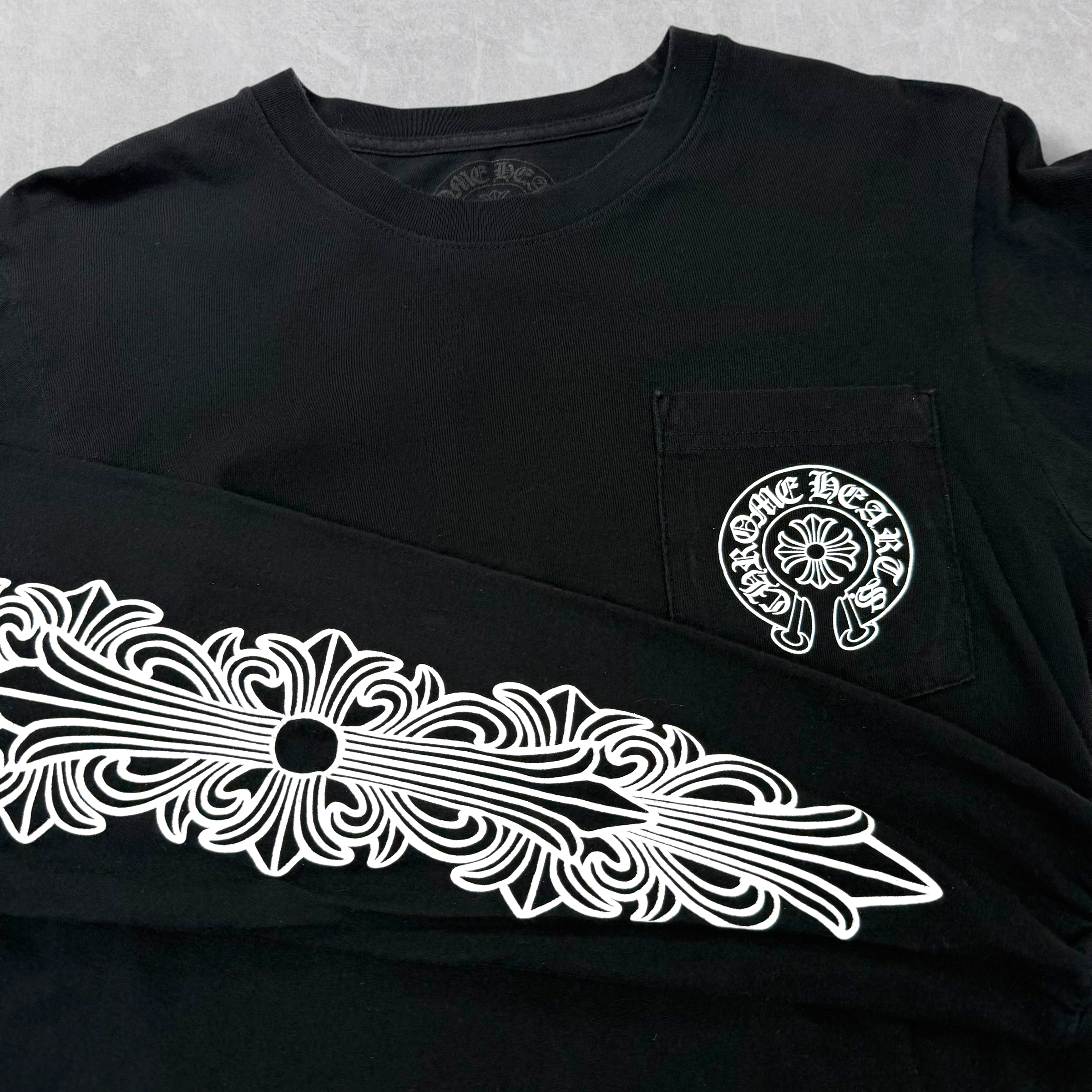 Chrome Hearts Miami Horseshoe Floral L/S S