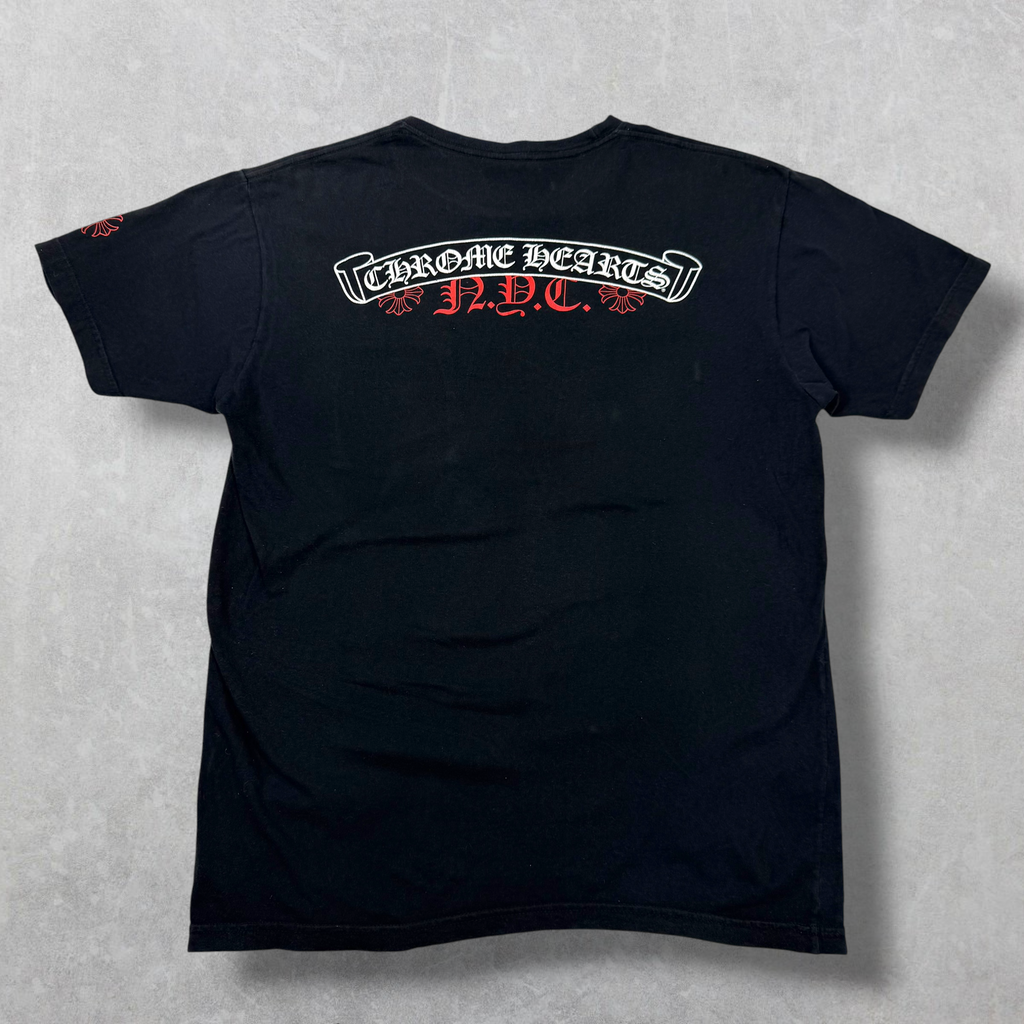 Chrome Hearts NYC Exclusive Scroll Logo Tee L