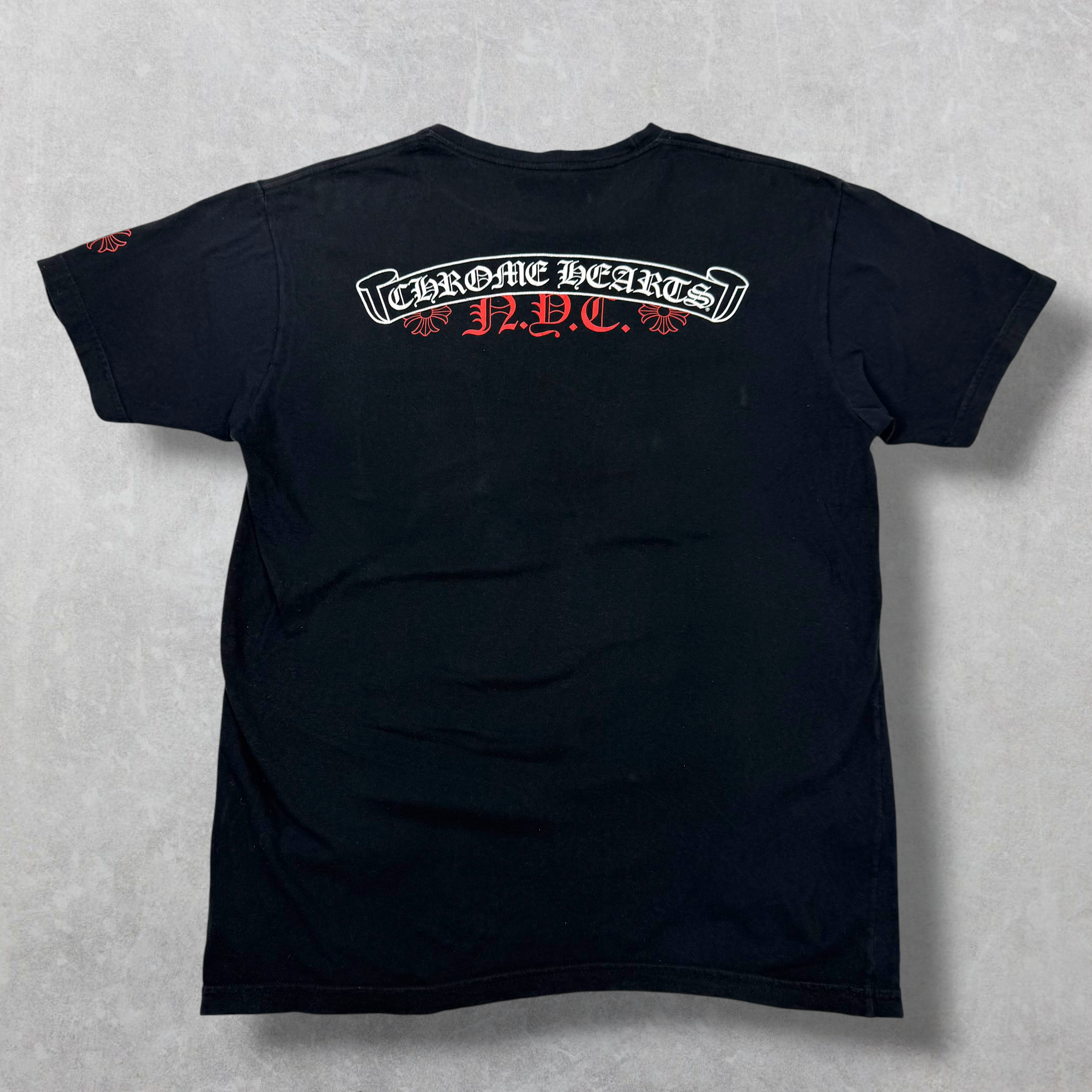 Chrome Hearts NYC Exclusive Scroll Logo Tee L