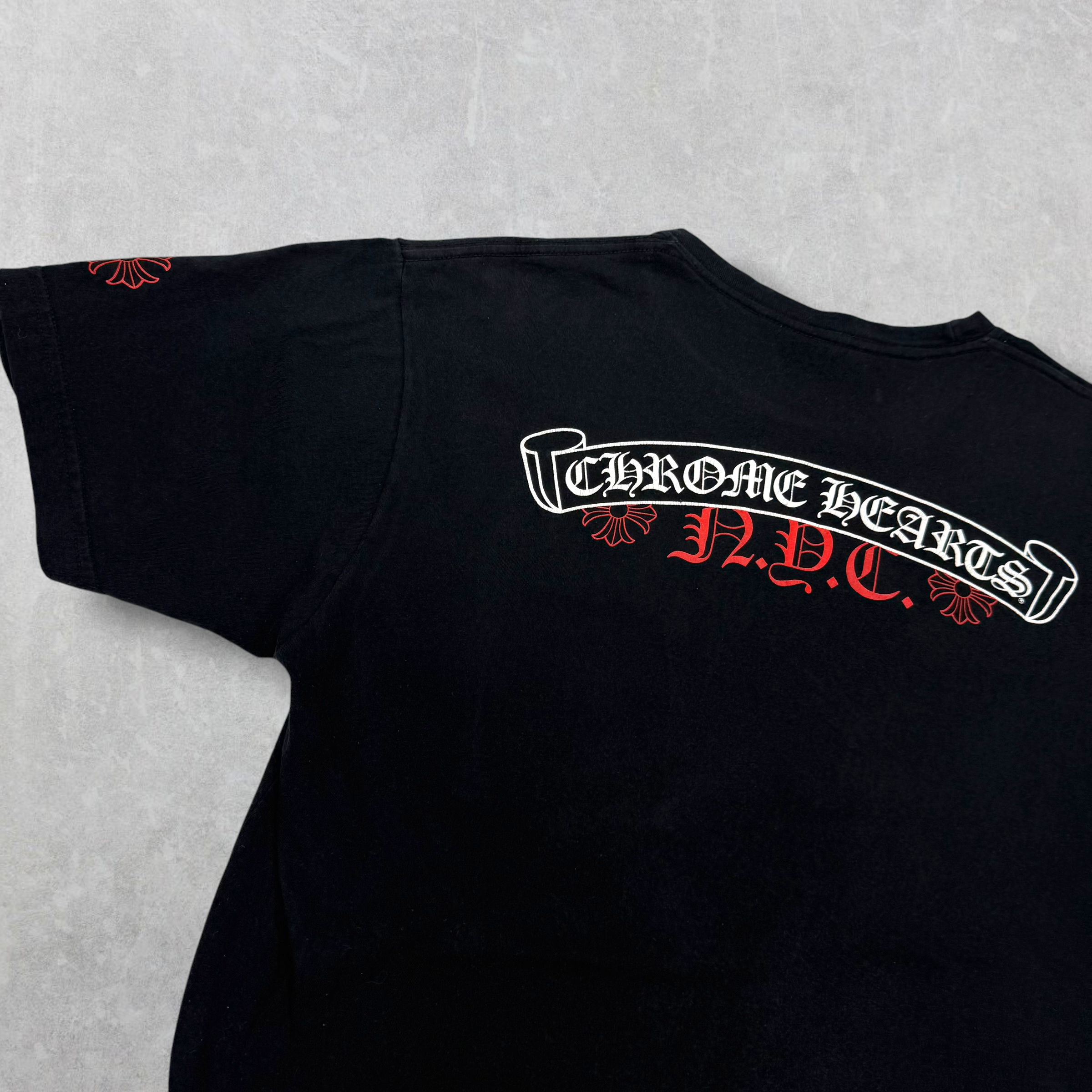Chrome Hearts NYC Exclusive Scroll Logo Tee L