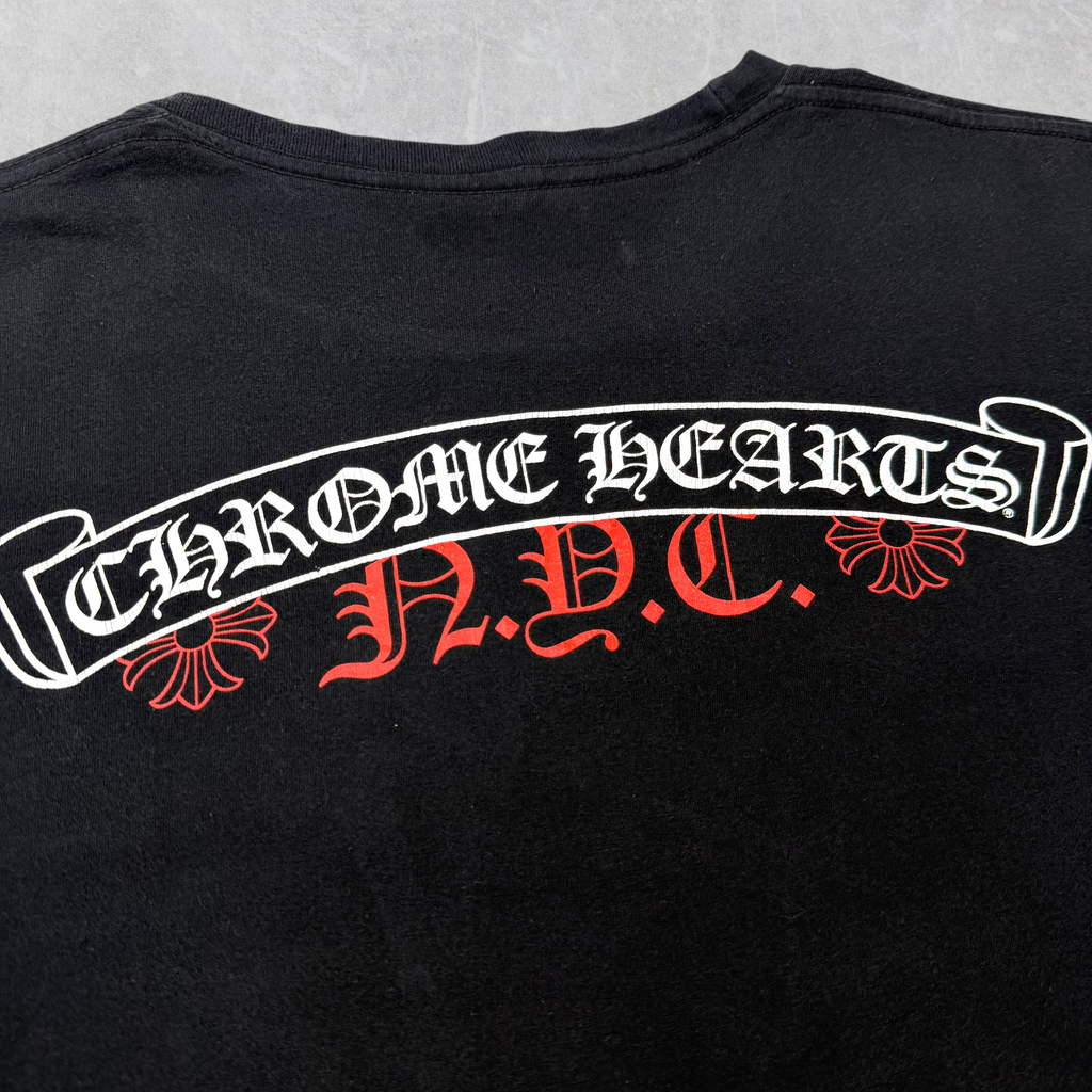 Chrome Hearts NYC Exclusive Scroll Logo Tee L