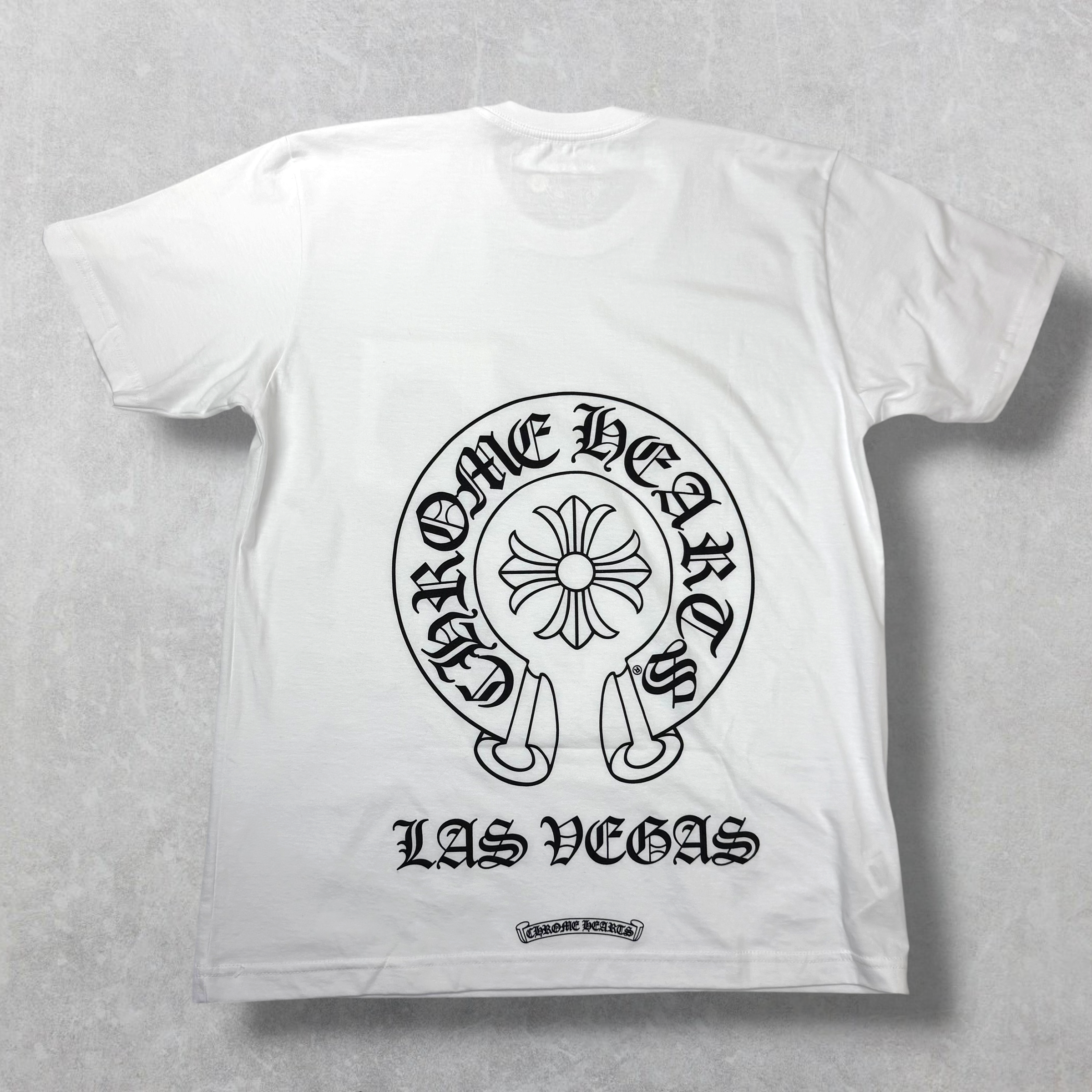 Chrome Hearts Las Vegas Exclusive Horseshoe White Tee L