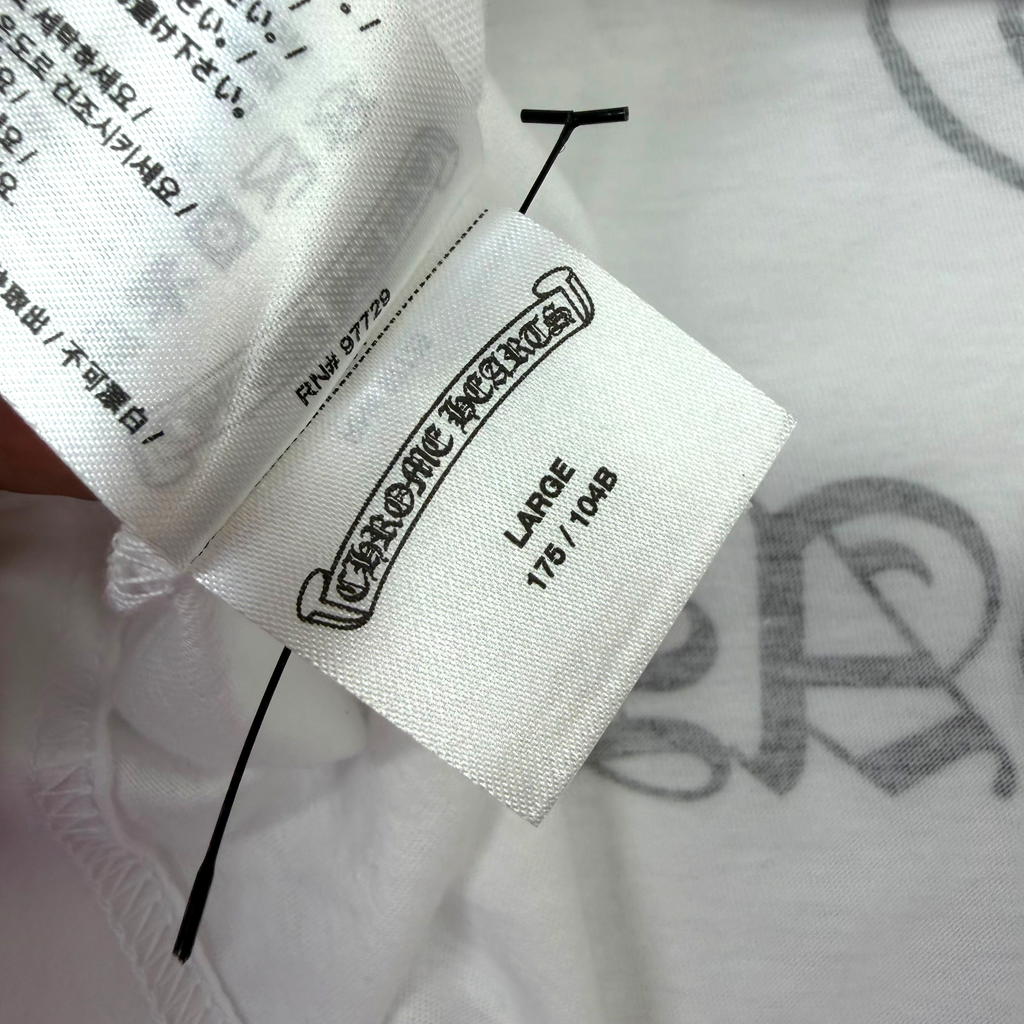 Chrome Hearts Las Vegas Exclusive Horseshoe White Tee L