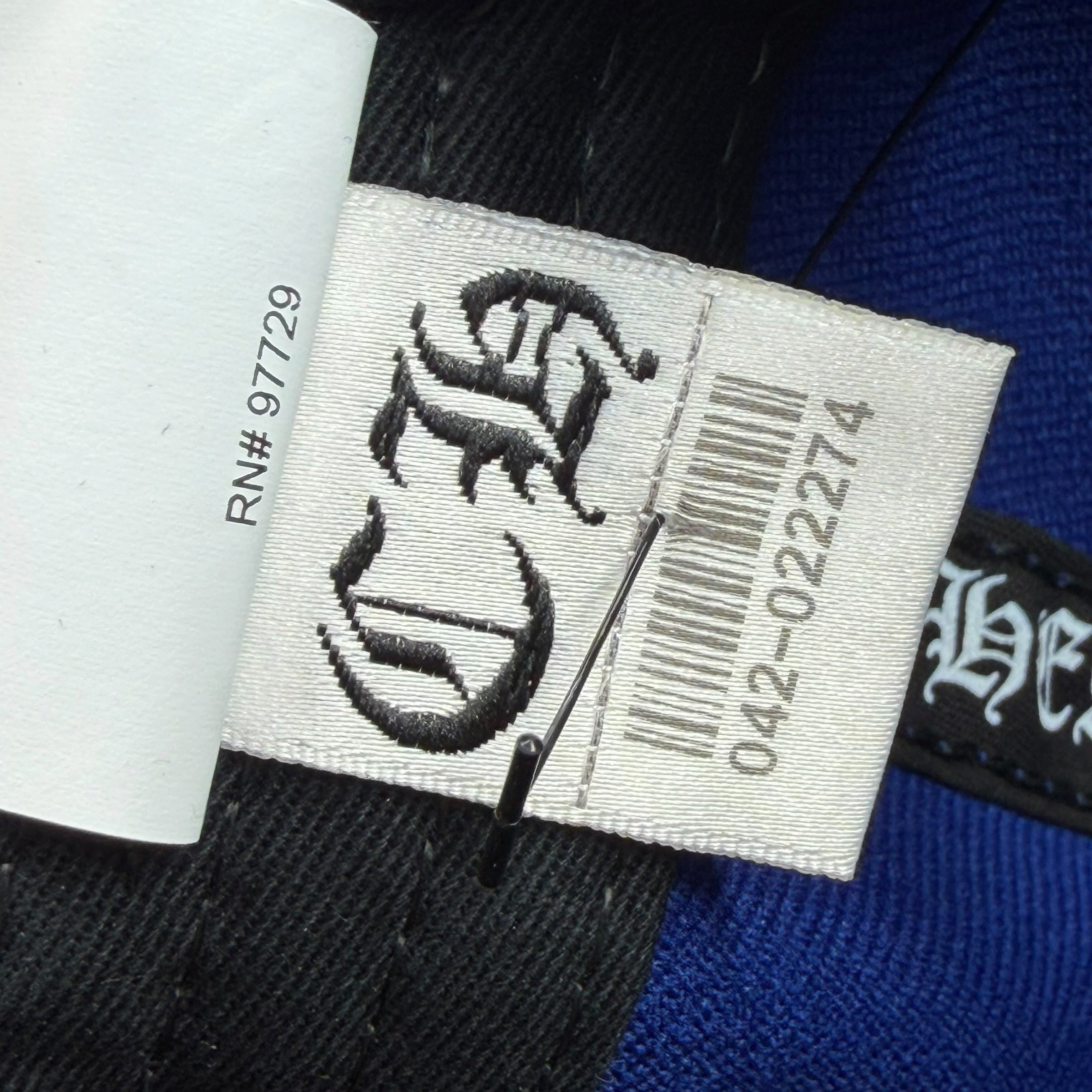 Chrome Hearts CH 6-Panel Baseball Hat Blue