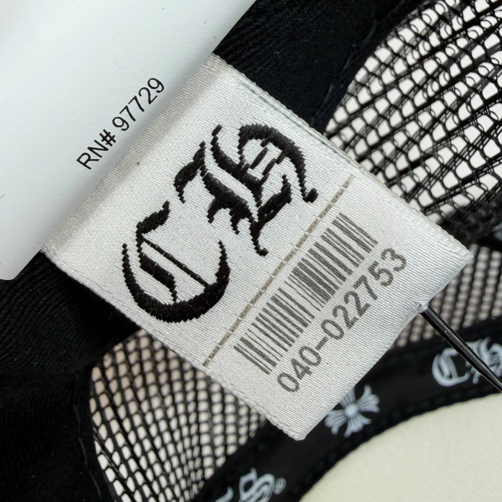 Chrome Hearts Fuck Hollywood Trucker Hat White