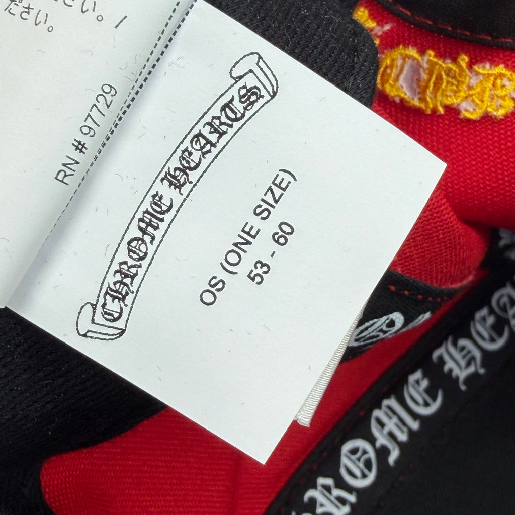 Chrome Hearts Yellow CH Red Baseball Hat