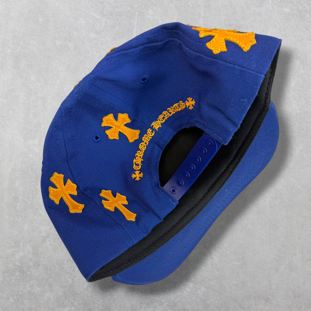Chrome Hearts Cross Patch Orange/Blue Hat