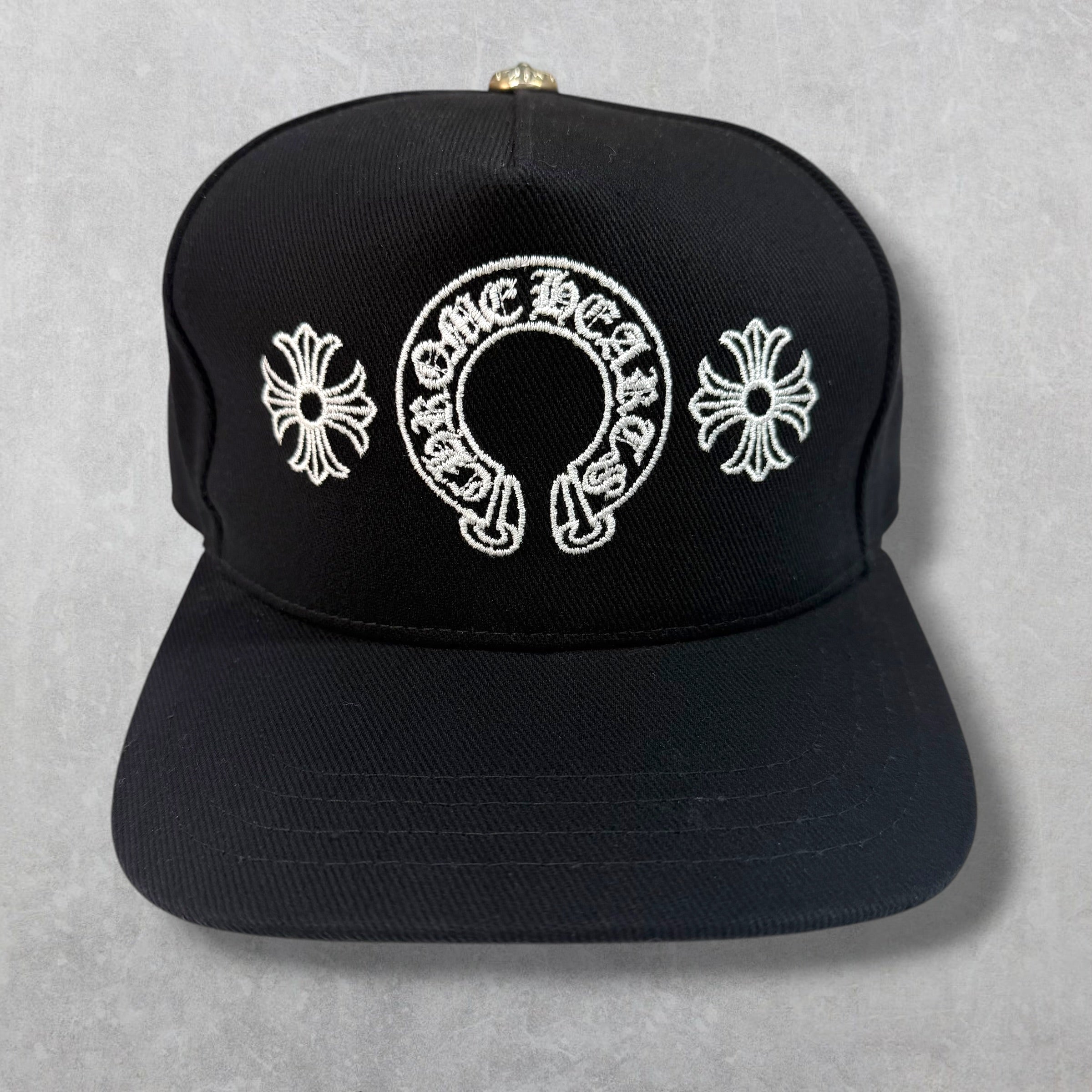 Chrome Hearts Horseshoe Denim Baseball Hat