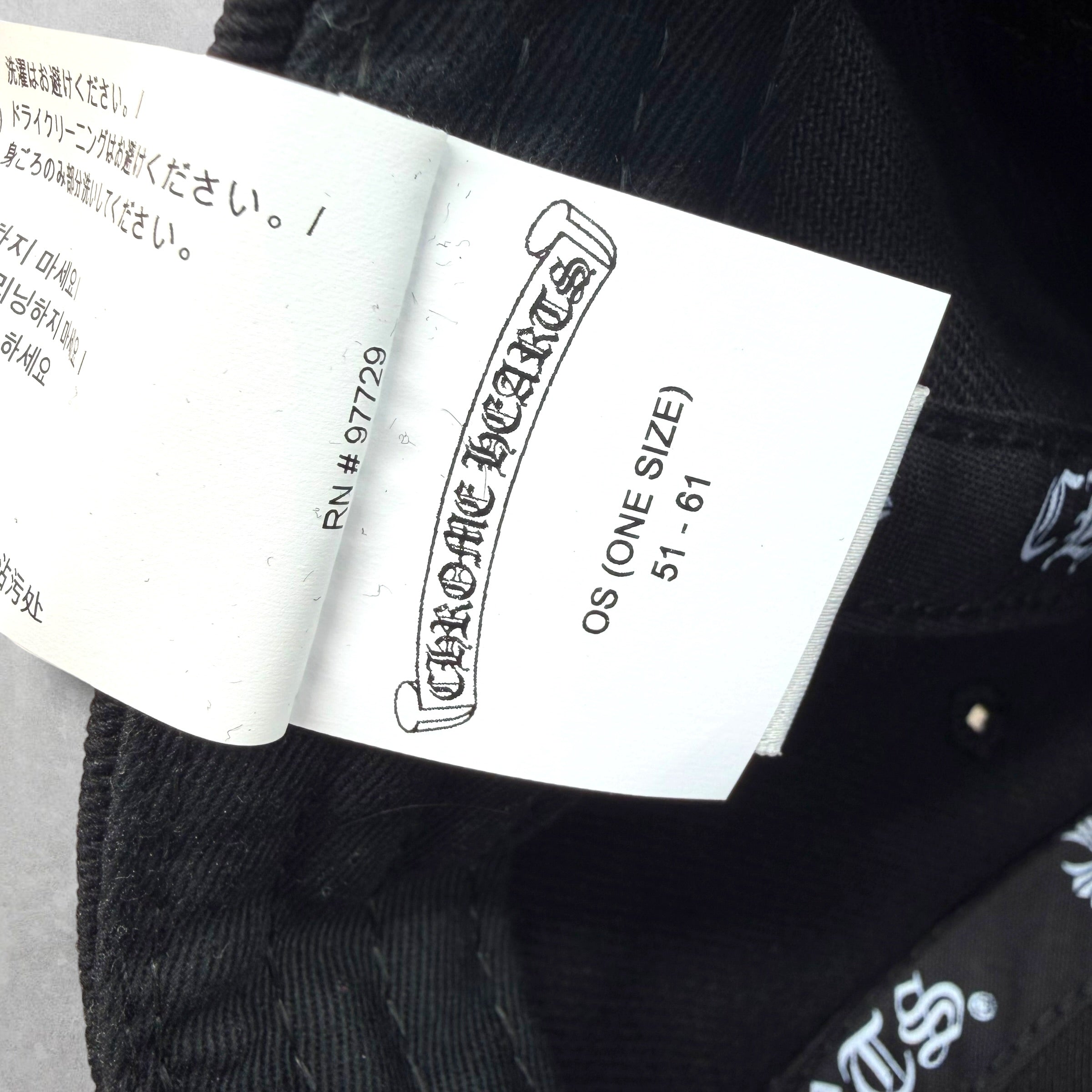 Chrome Hearts RS3 Triple Cross Baseball Hat