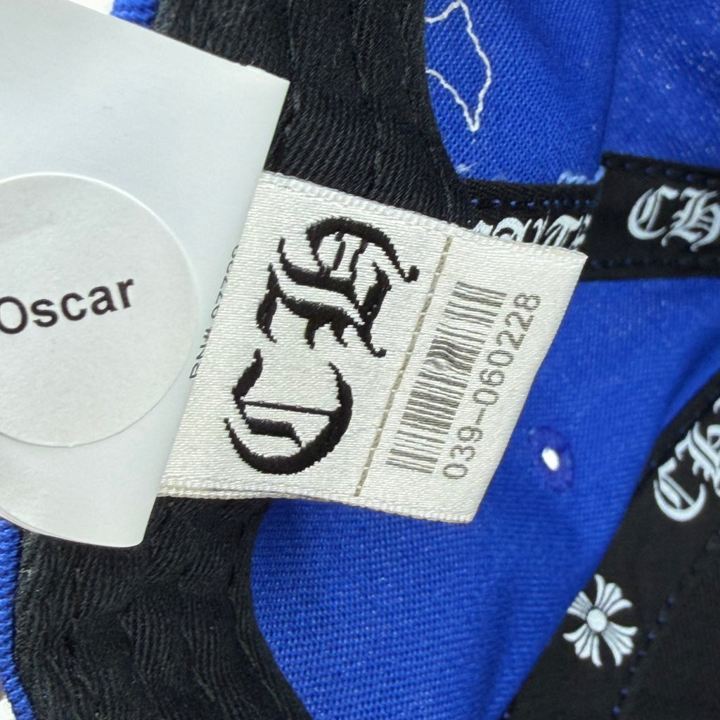 Chrome Hearts Blue/White Cross Patch Hat