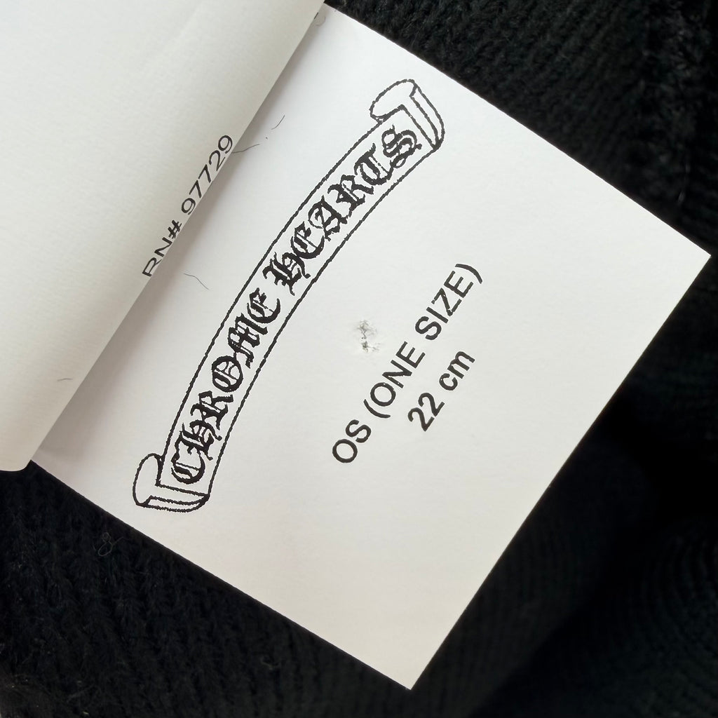Chrome Hearts CH Logo Beanie Black/White