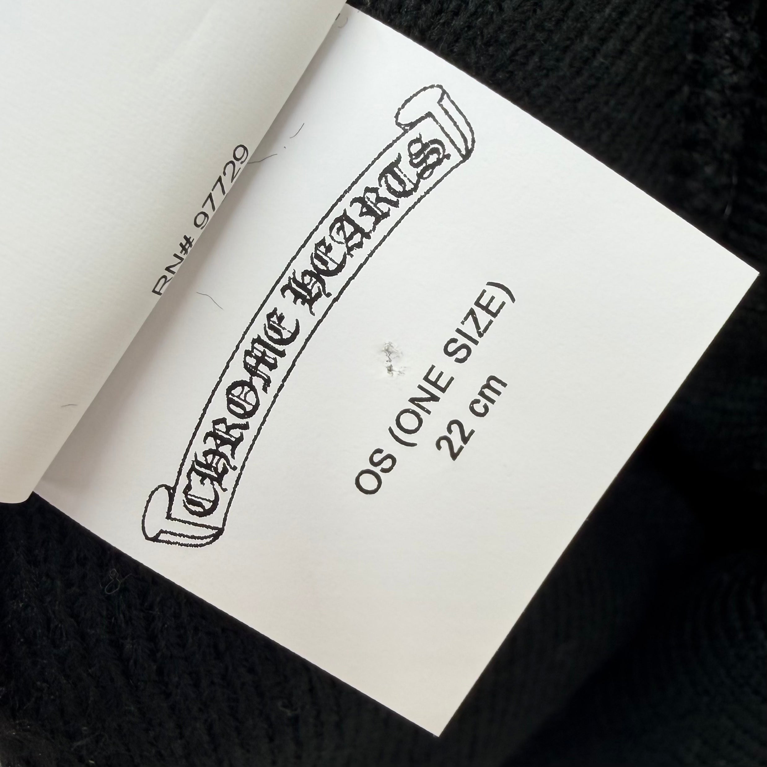 Chrome Hearts CH Logo Beanie Black/White