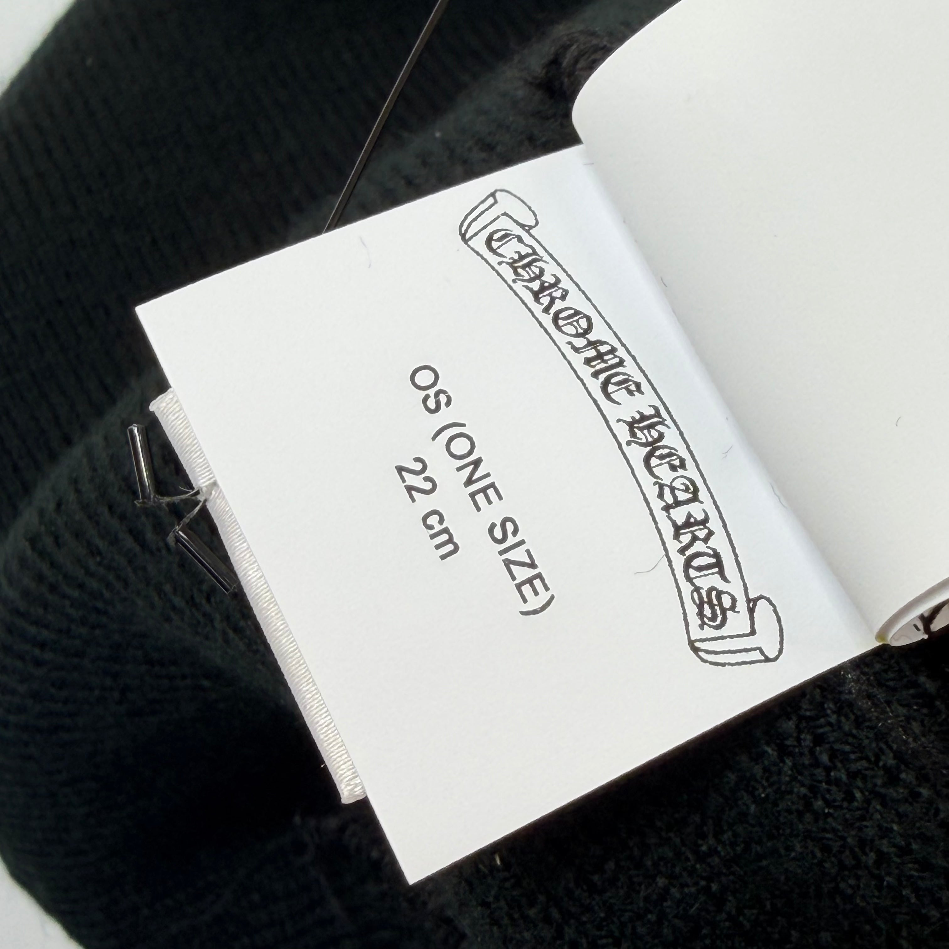 Chrome Hearts Logo Black Beanie