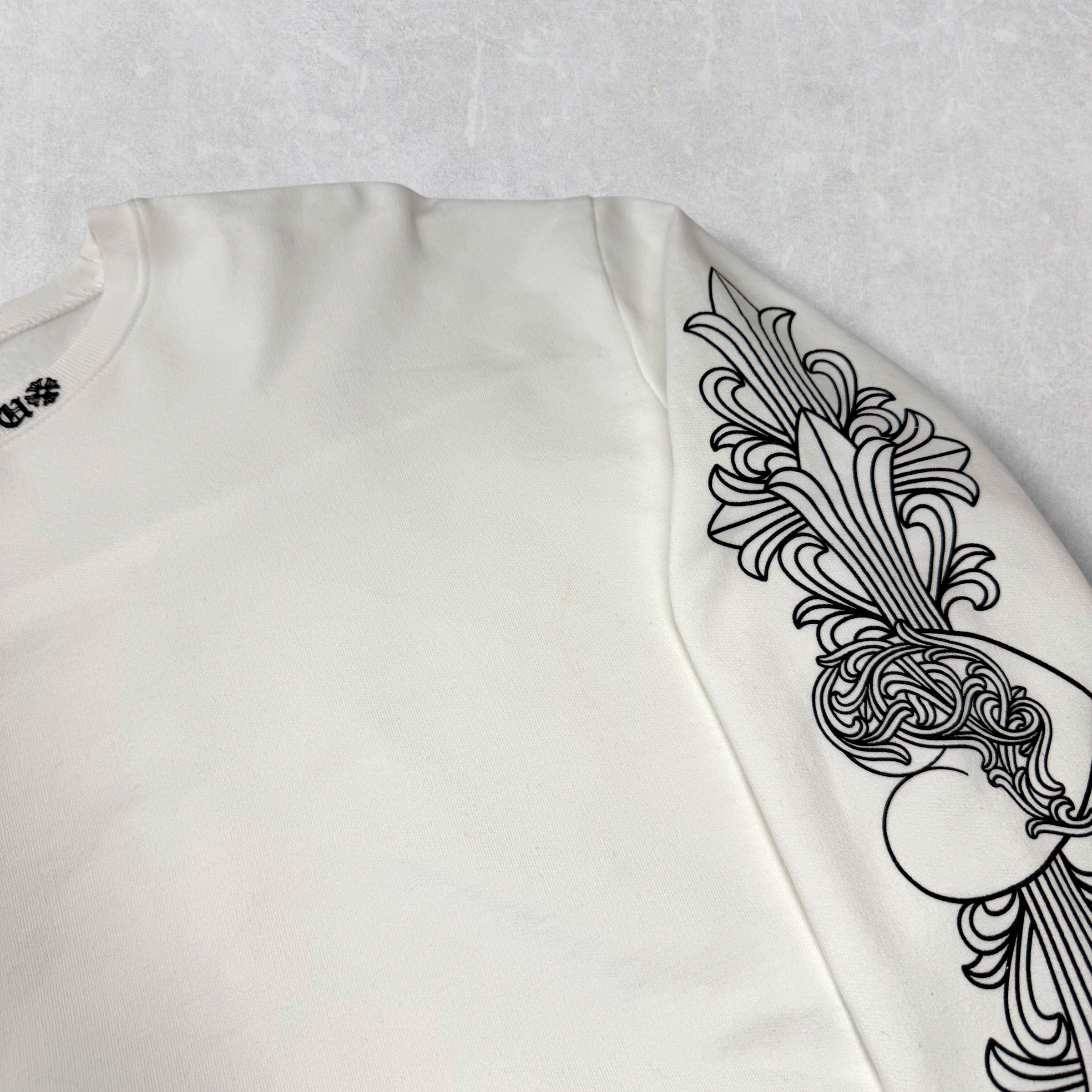 Chrome Hearts Love You Floral Crewneck M
