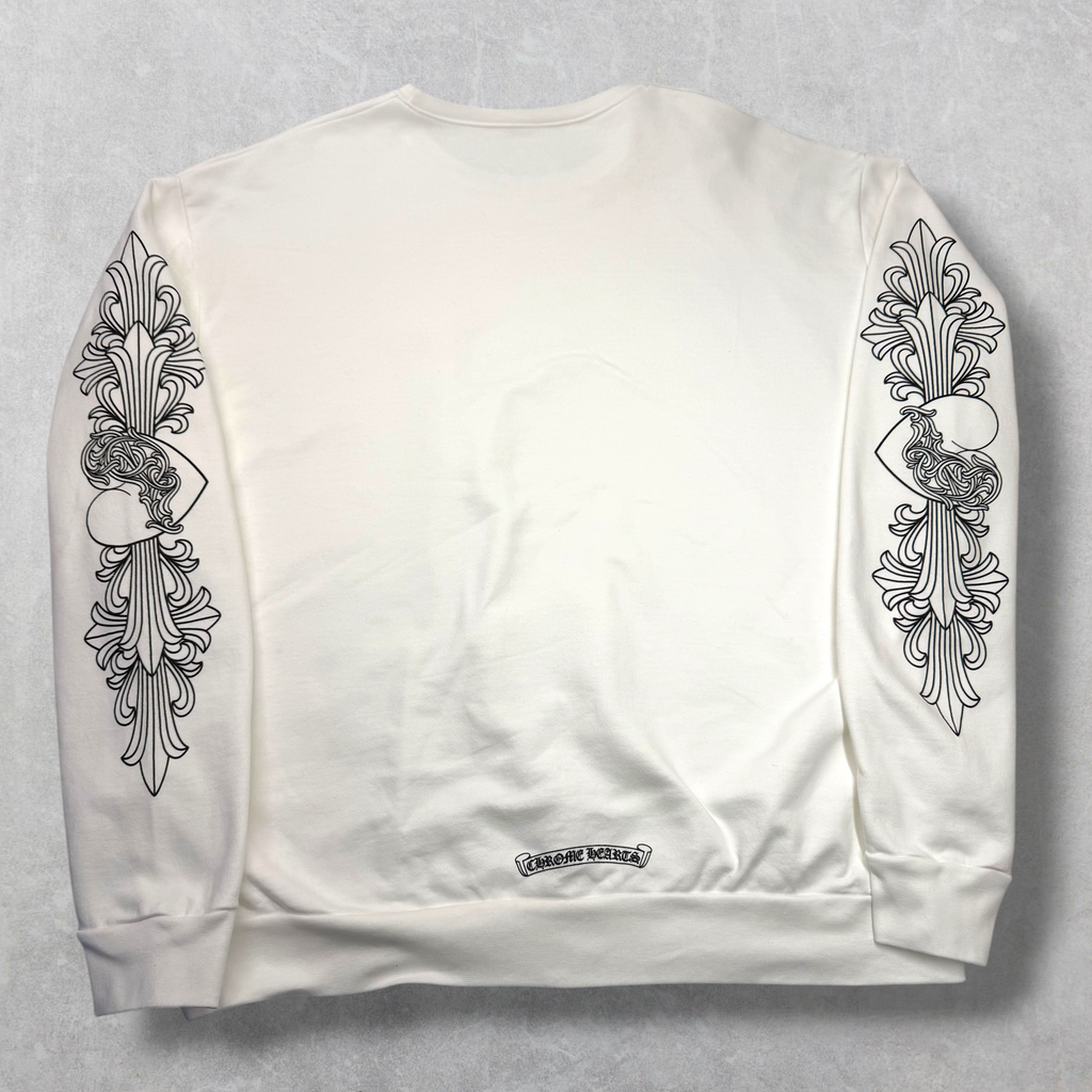 Chrome Hearts Love You Floral Crewneck M