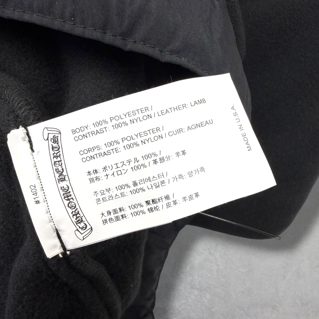 Chrome Hearts Plus Cross Patch Quarter-Zip Fleece L