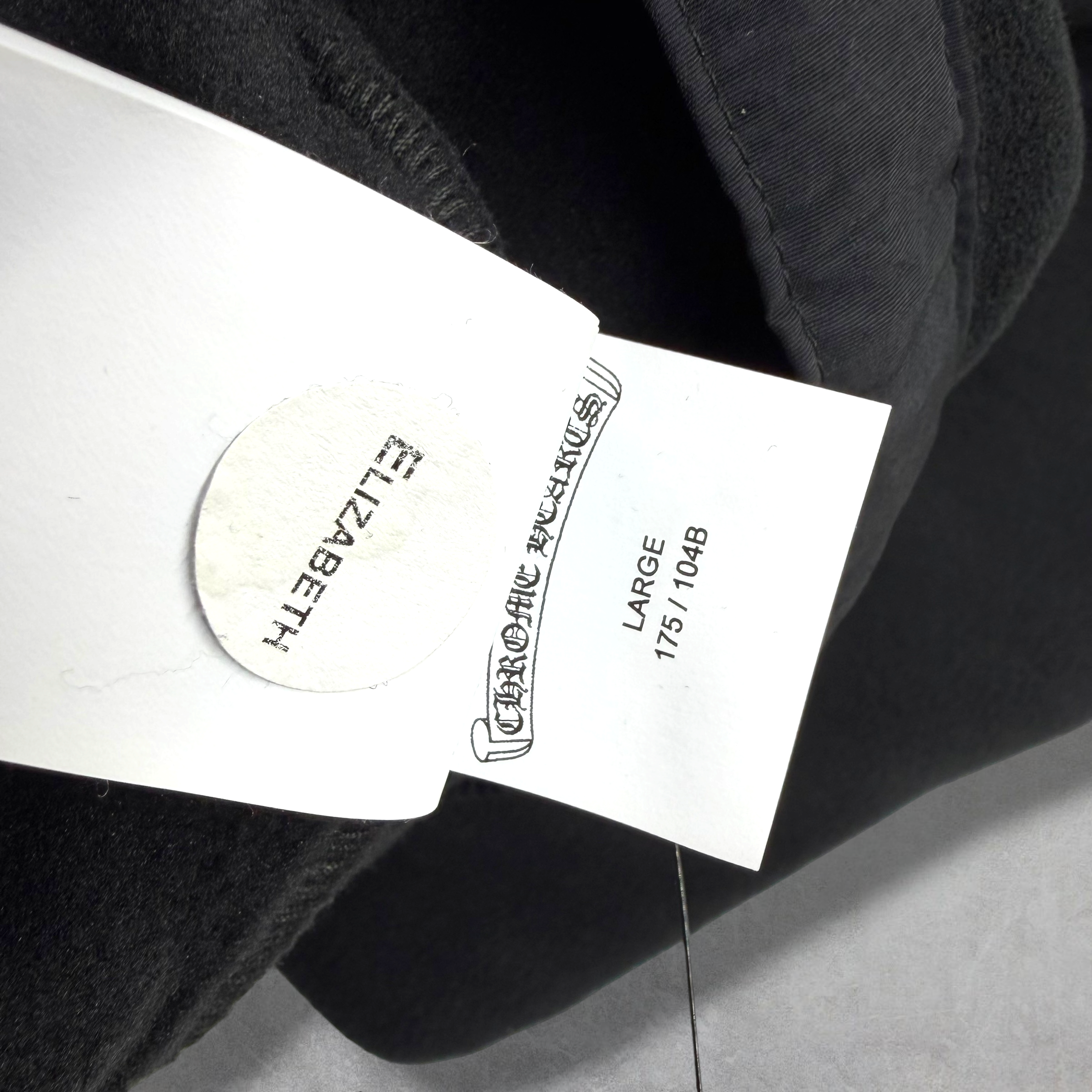 Chrome Hearts Plus Cross Patch Quarter-Zip Fleece L