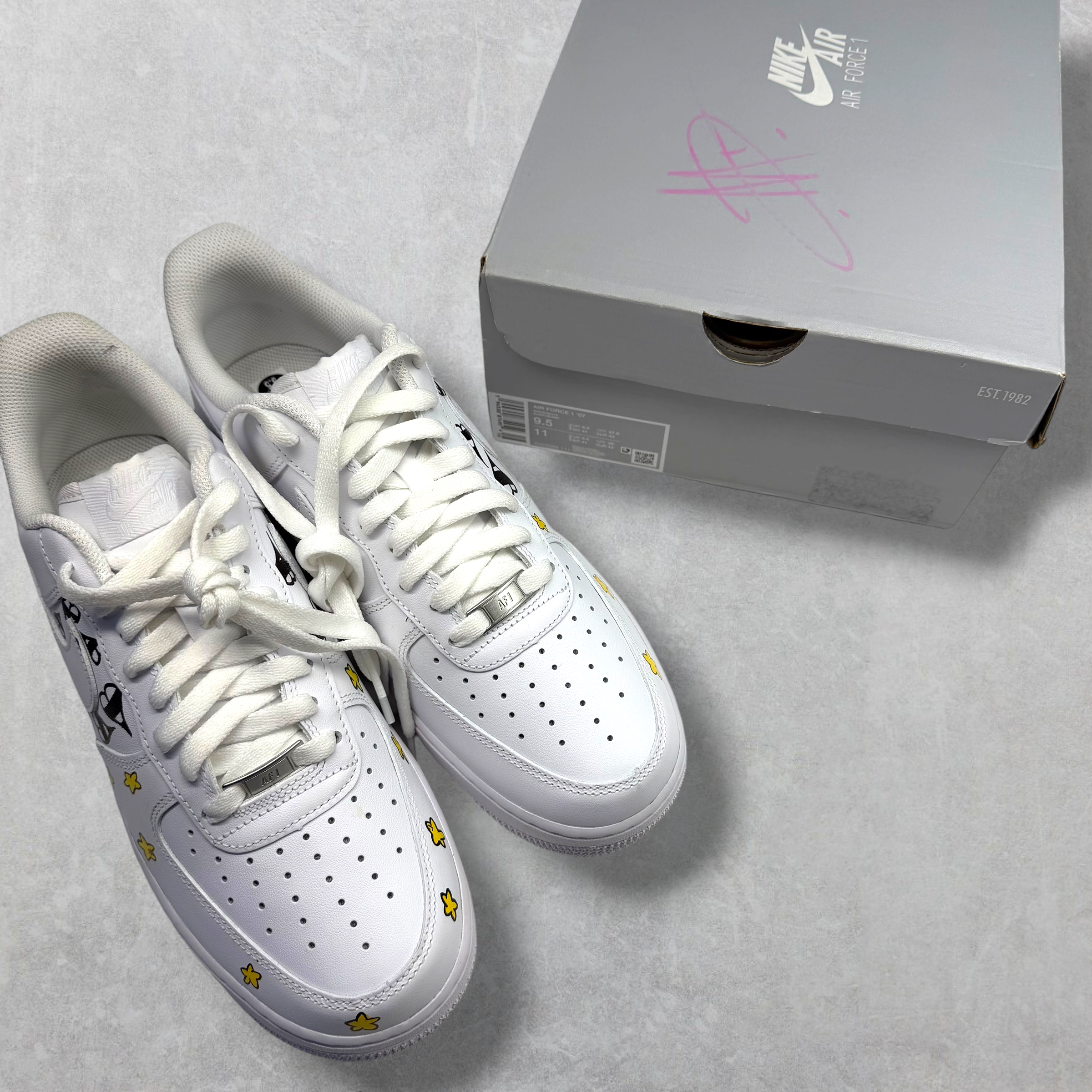 Nike Air Force 1 Low '07 Matty Boy Hand Drawn Sneaker 9.5