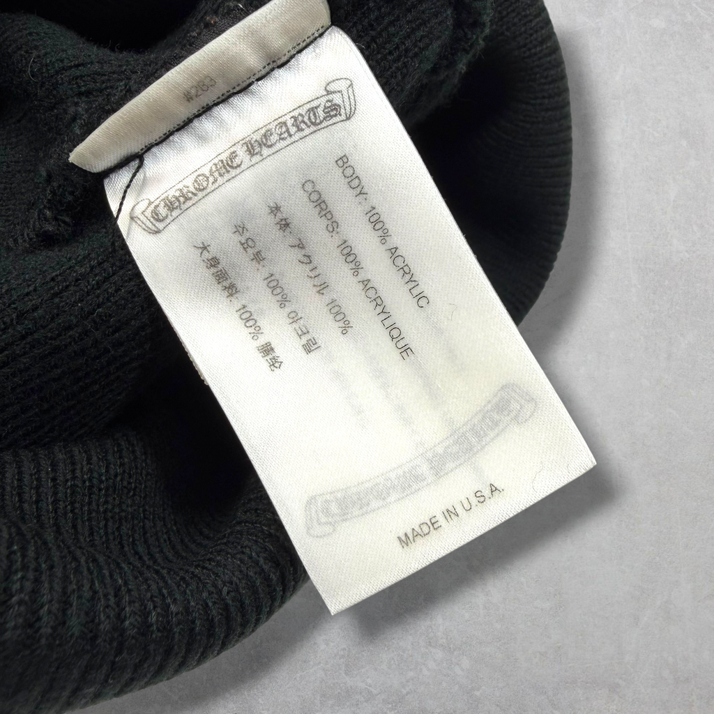 Chrome Hearts Matty Boy Chomper Beanie Black