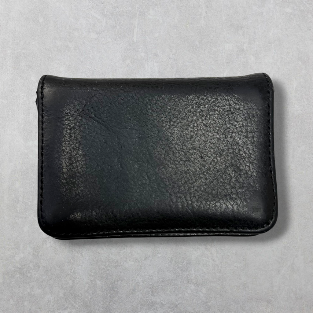 Chrome Hearts Silver Scroll Logo Card Case