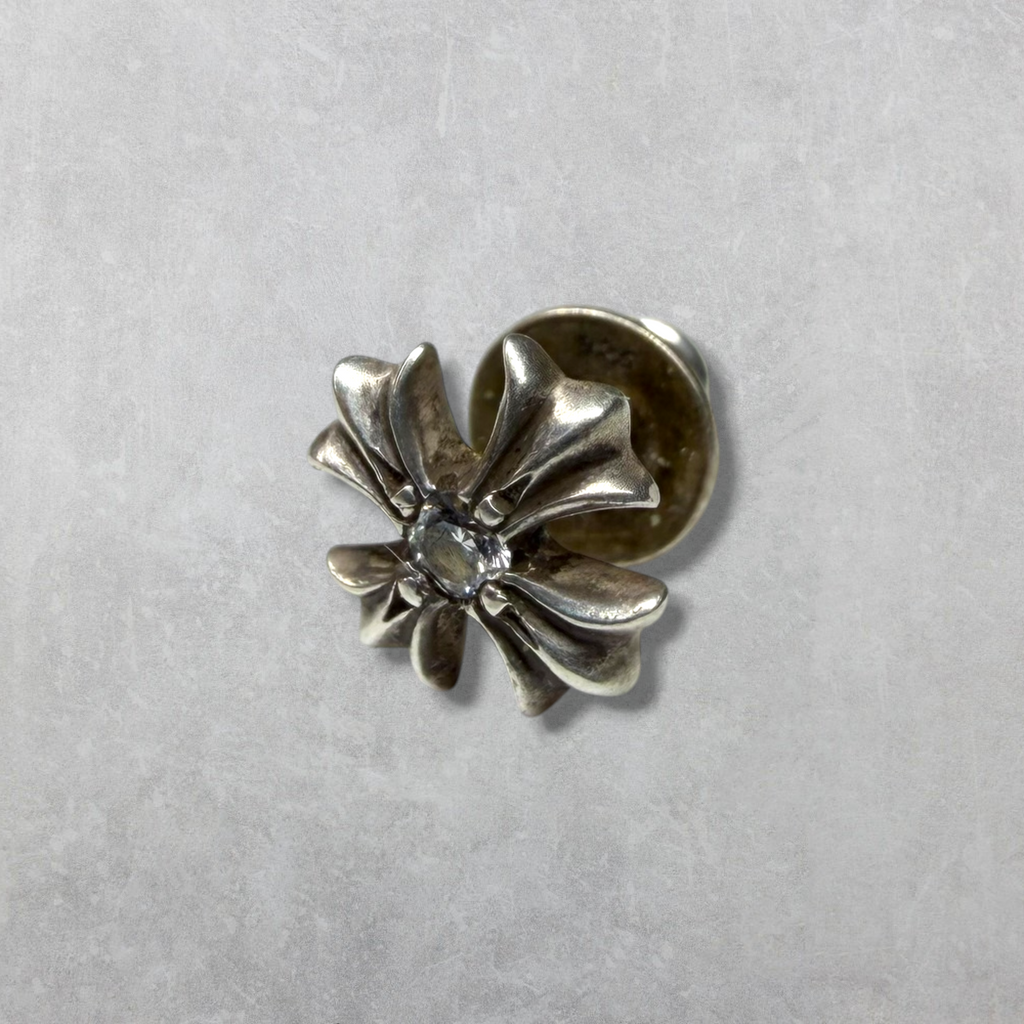 Chrome Hearts Diamond Plus Cross Earring