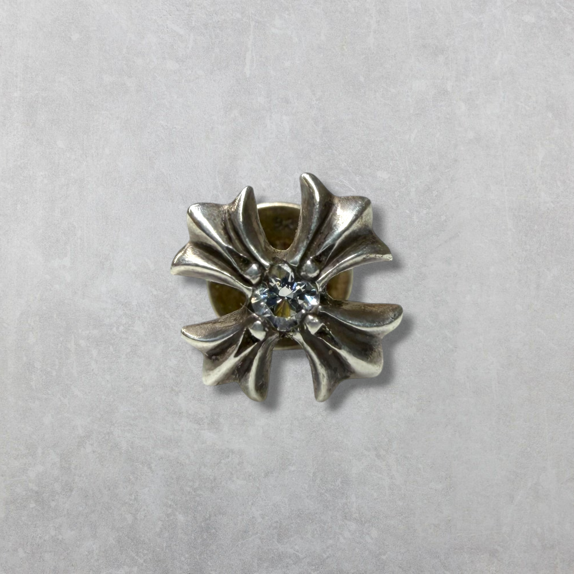 Chrome Hearts Diamond Plus Cross Earring