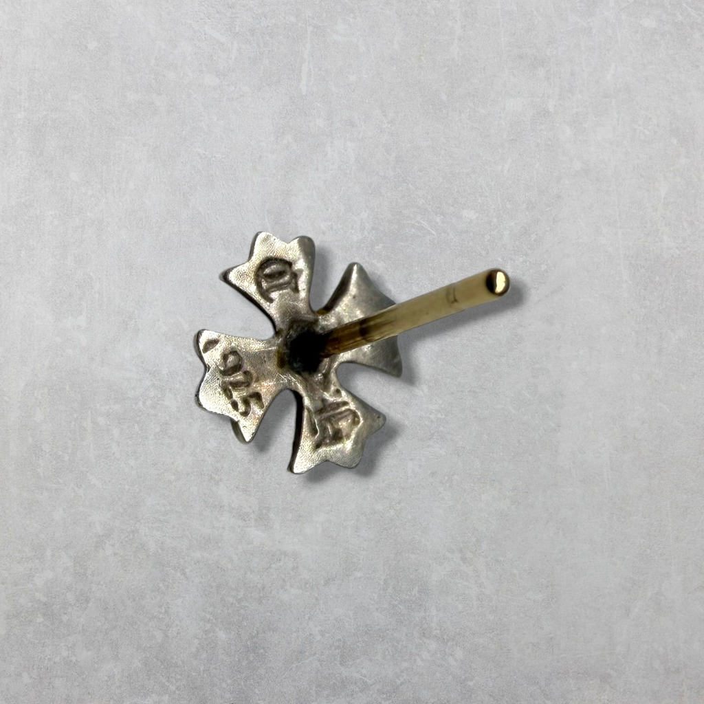 Chrome Hearts Diamond Plus Cross Earring