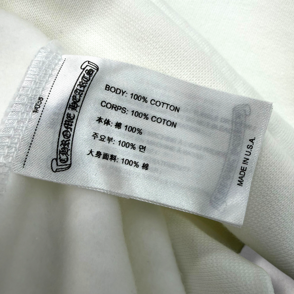 Chrome Hearts Silver Foil Hoodie White XXL