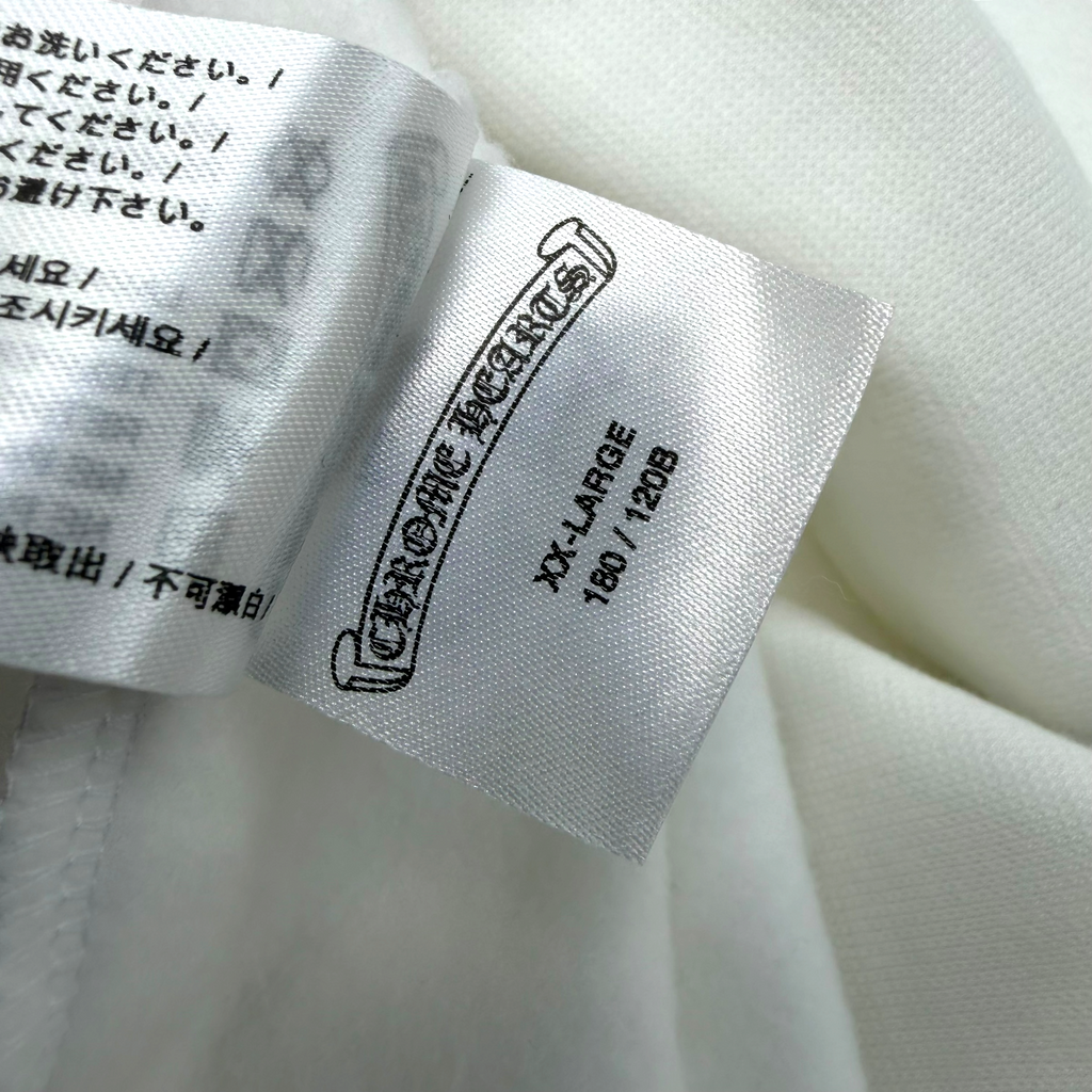 Chrome Hearts Silver Foil Hoodie White XXL